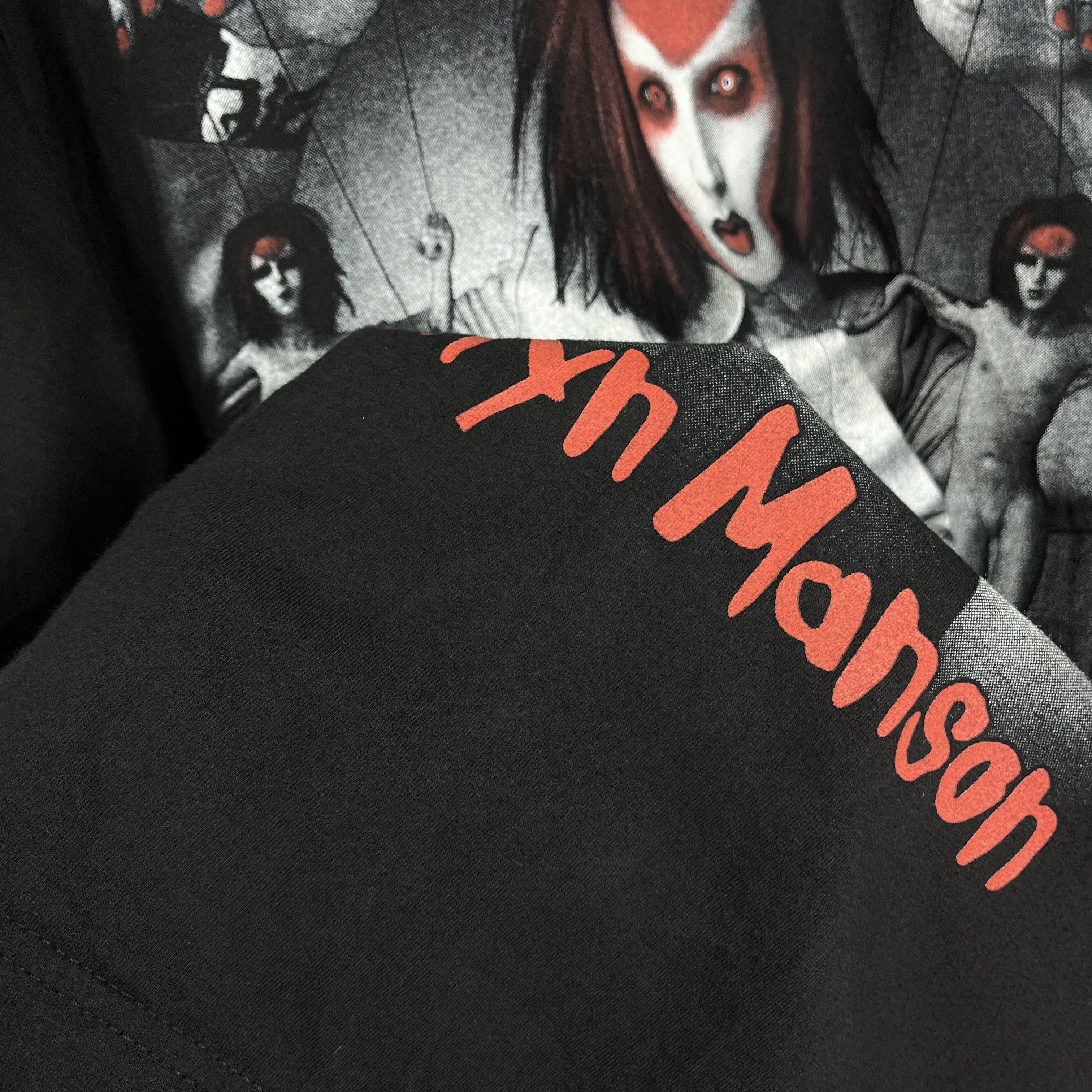 Band Tees Vintage Marilyn Manson Rare Rock Band T Shirt 2000’s Size US L / EU 52-54 / 3 - 21 Thumbnail