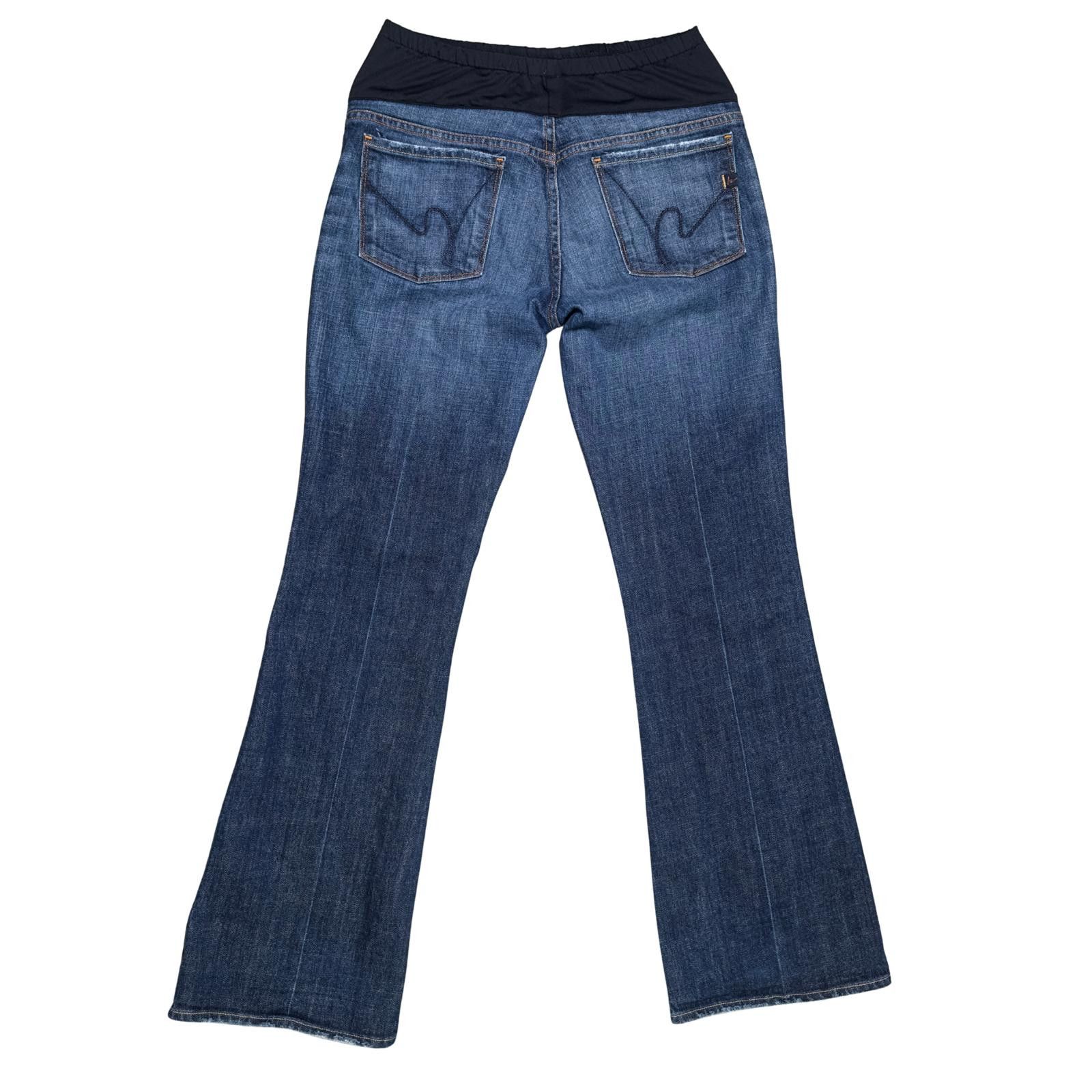 7 For All Mankind 7 For All Mankind Maternity Jeans Bootcut Blue 32 Size 32" / US 10 / IT 46 - 10 Thumbnail