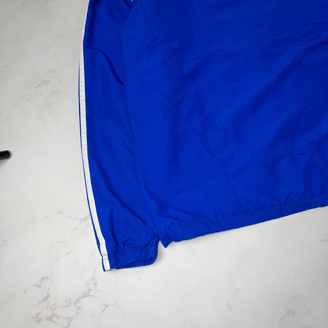 Adidas Adidas Vintage Blue Track Jacket Windbreaker Retro Jacket Size US XL / EU 56 / 4 - 12 Thumbnail