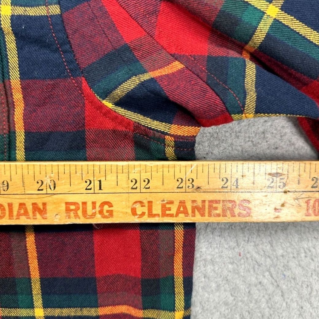 Duluth Trading Company Duluth Trading Co. Flannel Shirt Mens M Red Yellow Plaid Relaxed Pocket Button-Up NWT Size US M / EU 48-50 / 2 - 7 Thumbnail