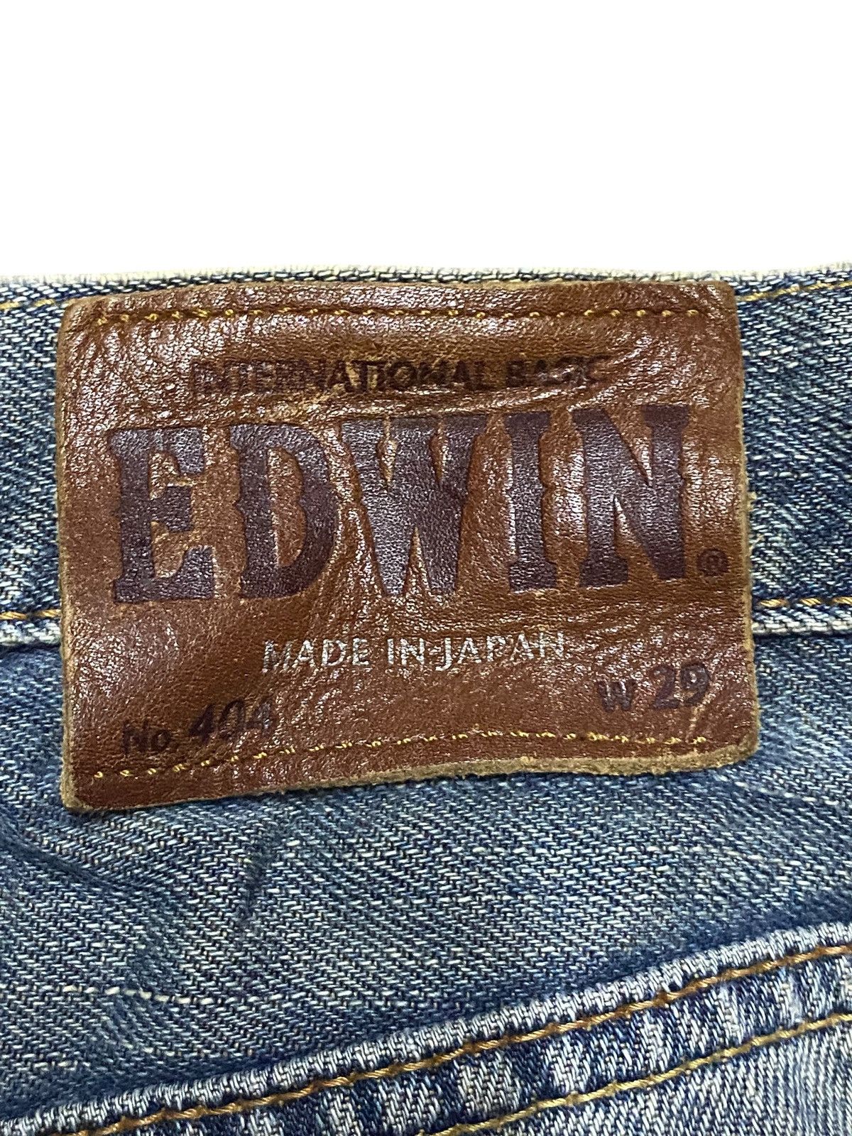 Edwin Vintage Japanese Brand Edwin 404 Distressed Loose Jeans Size US 32 / EU 48 - 13 Thumbnail