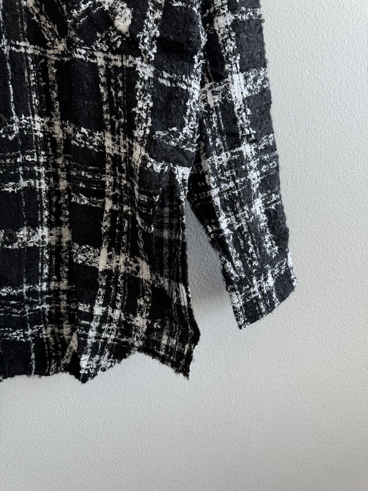 Faith Connexion Faith Connexion Oversize Tweed Shirt Size US XS / EU 42 / 0 - 5 Thumbnail
