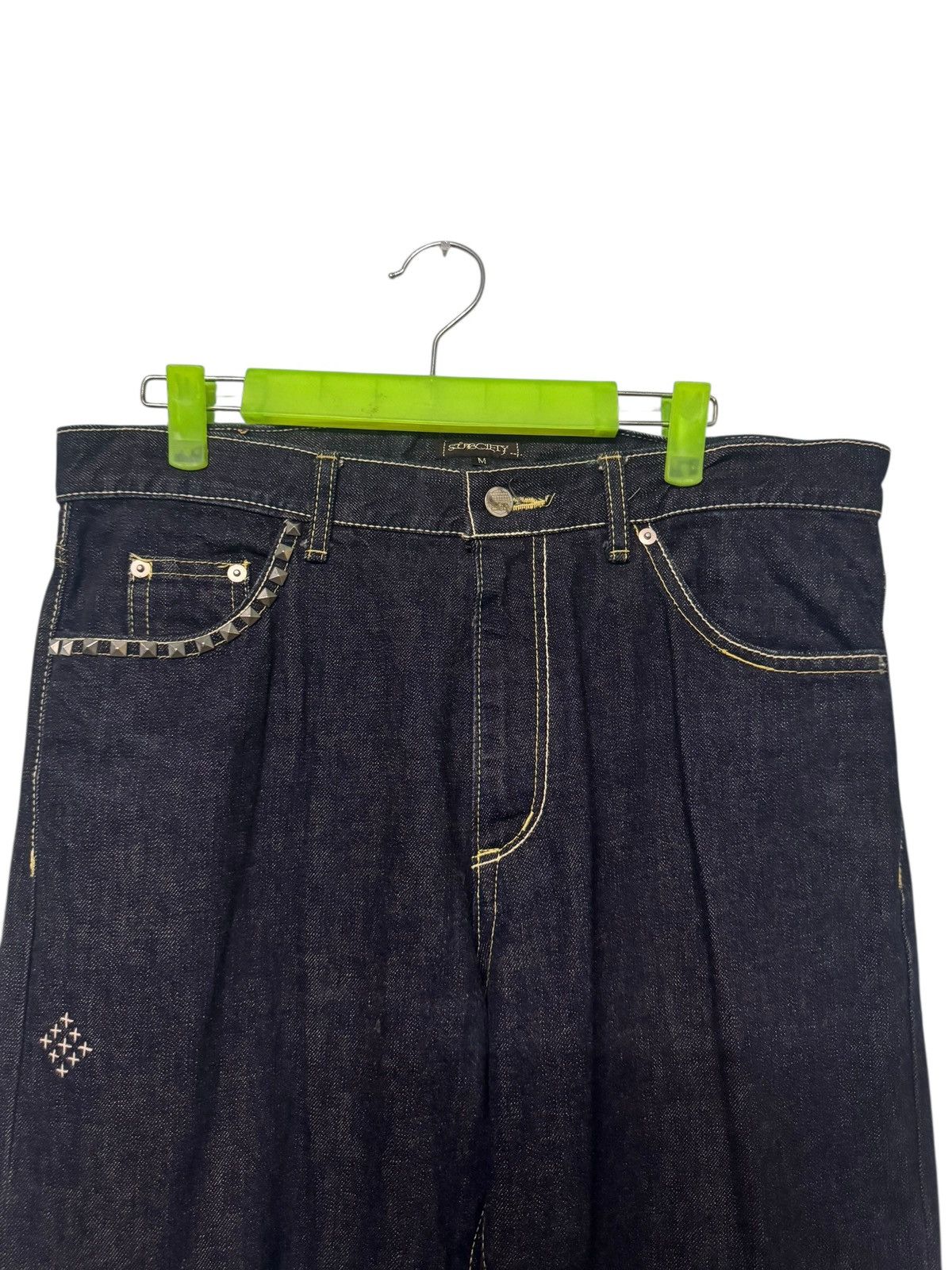 Japanese Brand VINTAGE JAPANESE DENIM 1999 SUBCIETY PUNKER VERY RARE DENIM Size US 36 / EU 52 - 2 Thumbnail