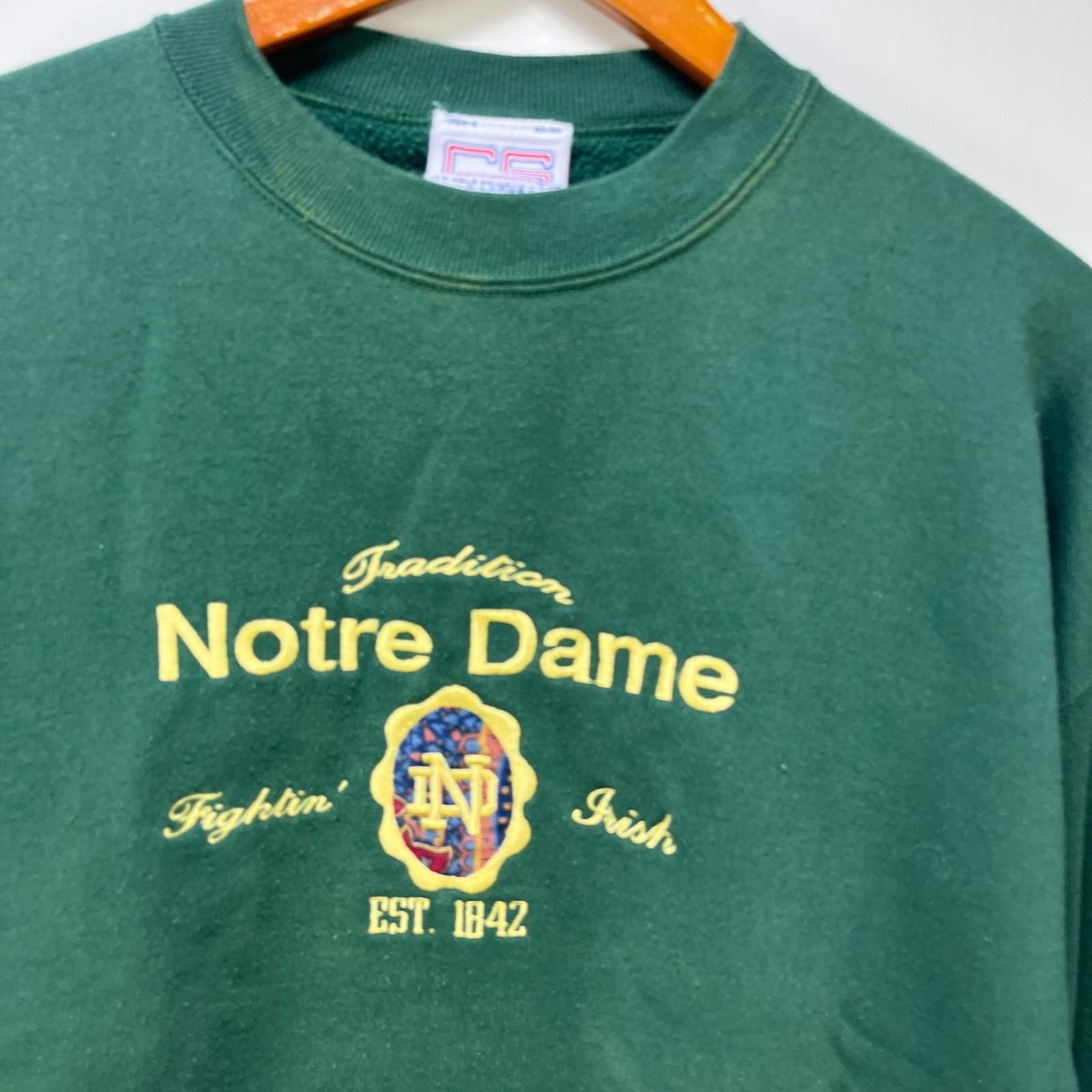 Other Vintage 90s Notre Dame Fighting Irish Sweatshirt XL Size ONE SIZE - 3 Thumbnail