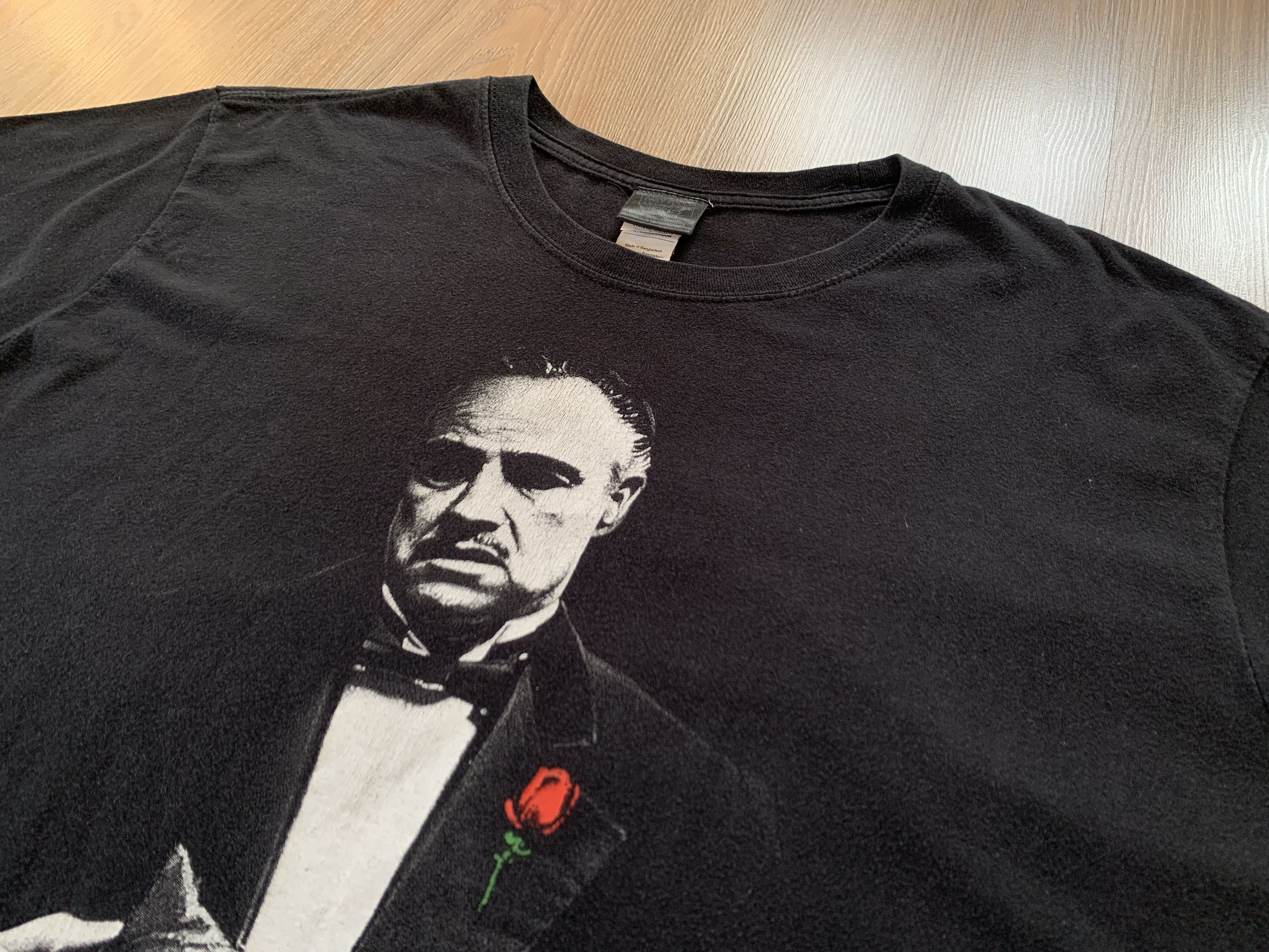 Gildan × Vintage Vintage The GodFather Cotton T-Shirt Size US XL / EU 56 / 4 - 5 Thumbnail