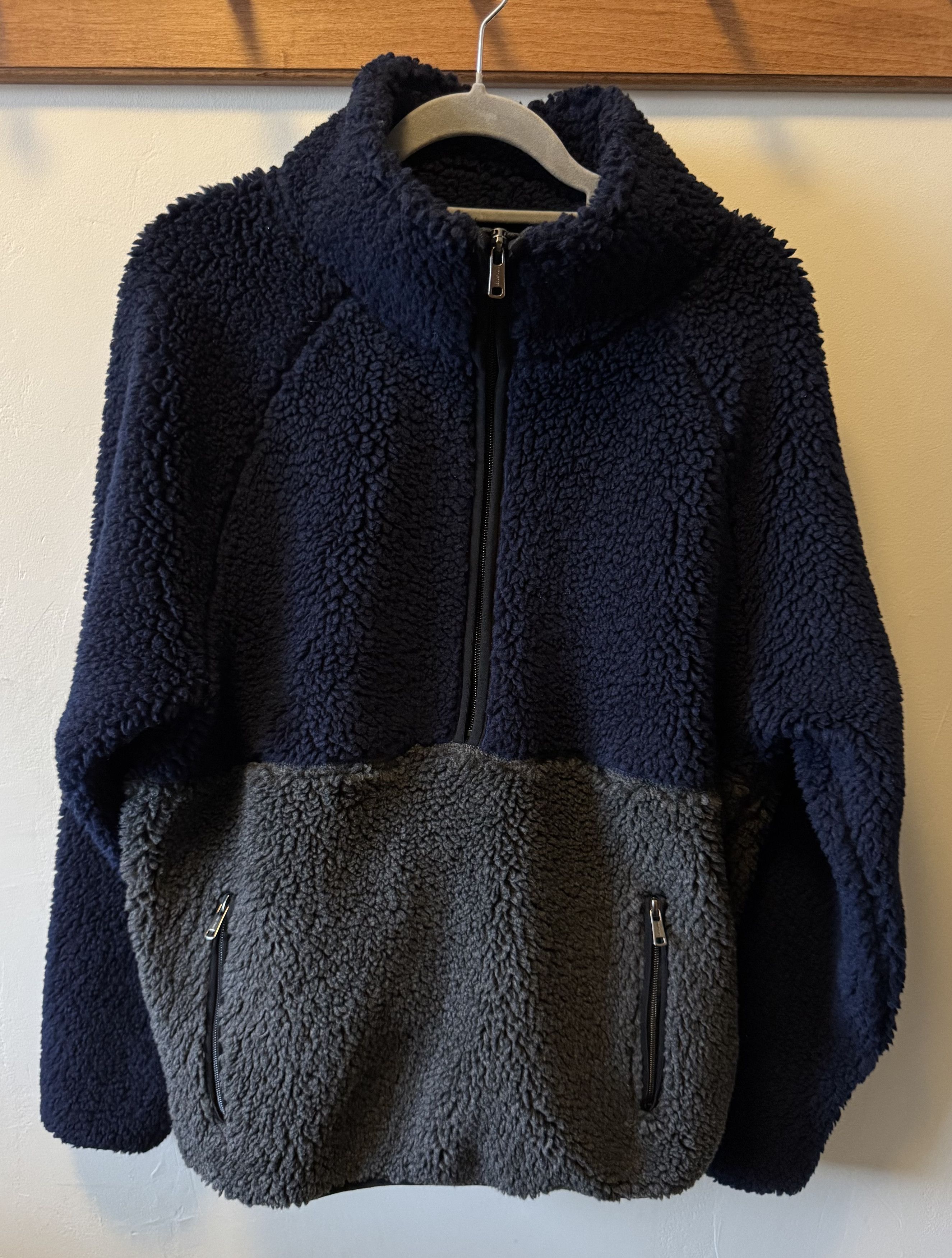 Todd Snyder Todd Snyder Colorblock Sherpa Pullover Half Zip Fleece Size US M / EU 48-50 / 2 - 1 Thumbnail