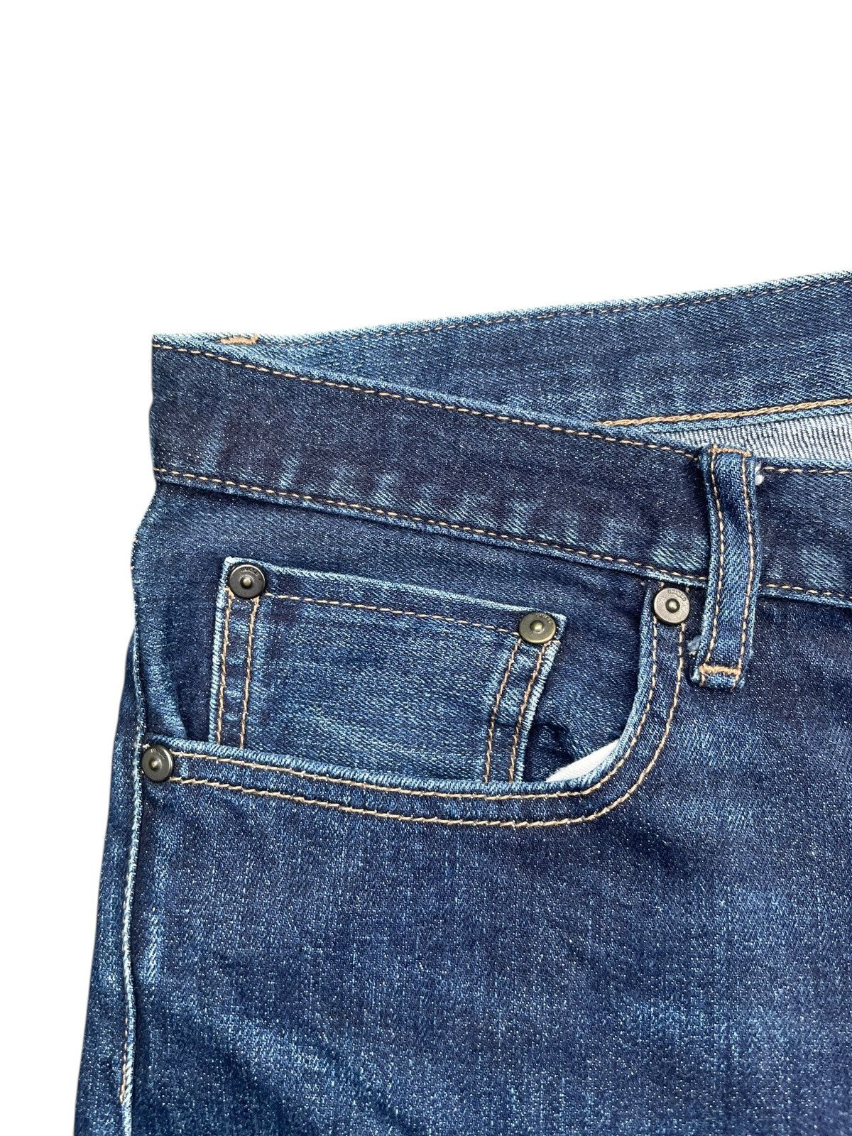 Japanese Brand × Uniqlo Uniqlo Kaihara Selvedge Denim Size US 37 - 5 Thumbnail
