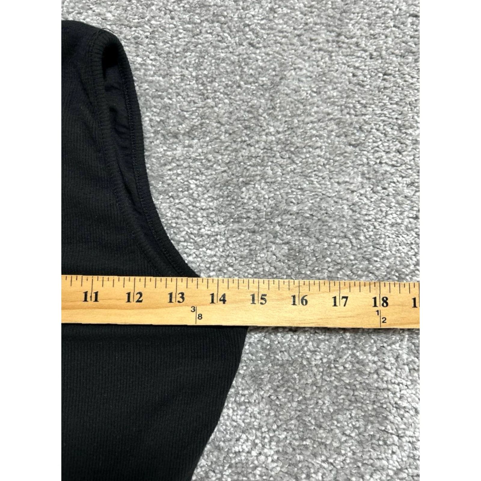 Marine Layer Marine Layer Maxi Dress Womens S Black Ribbed Texture Round Neck Sleeveless Slit Hem Knit Casual Long Slim Stretch Easy Care Shirts? Size S / US 4 / IT 40 - 7 Thumbnail