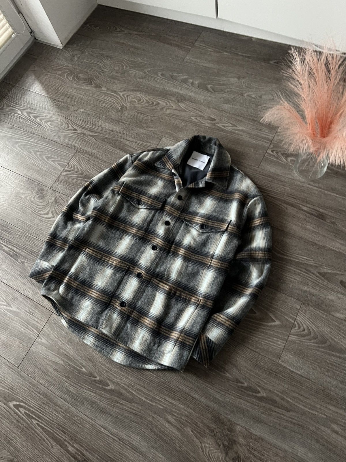 Samsoe Samsoe ‼️Samsoe Samsoe Oendal Acrylic/Wool Casual Shirt Jacket‼️ Size US M / EU 48-50 / 2 - 5 Thumbnail