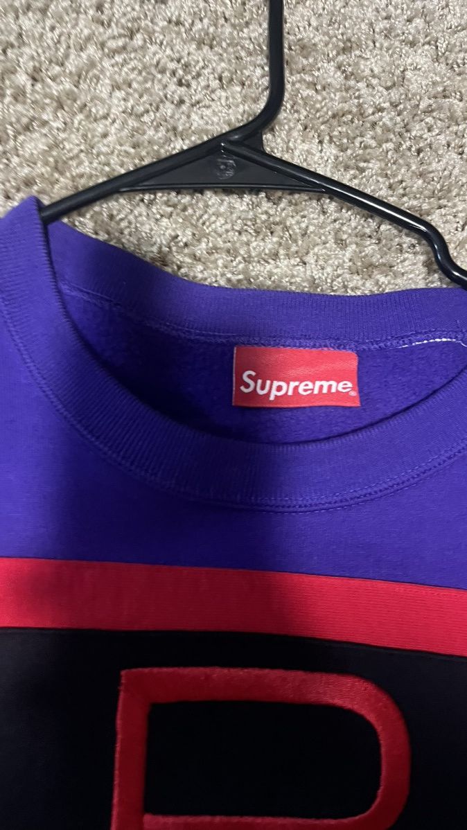 Supreme Supreme Paneled crewneck (SS21) Size US L / EU 52-54 / 3 - 7 Thumbnail