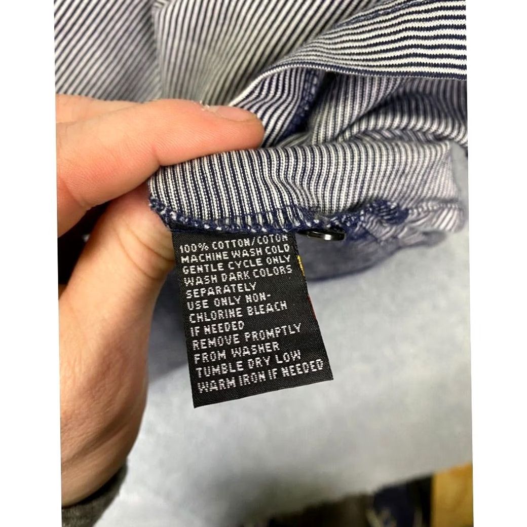 Vintage Greg Norman Shirt Mens 2XL Grey Striped Polo Golf Short Sleeve 100% Cotton Breathable Easy Care Size US XXL / EU 58 / 5 - 6 Thumbnail