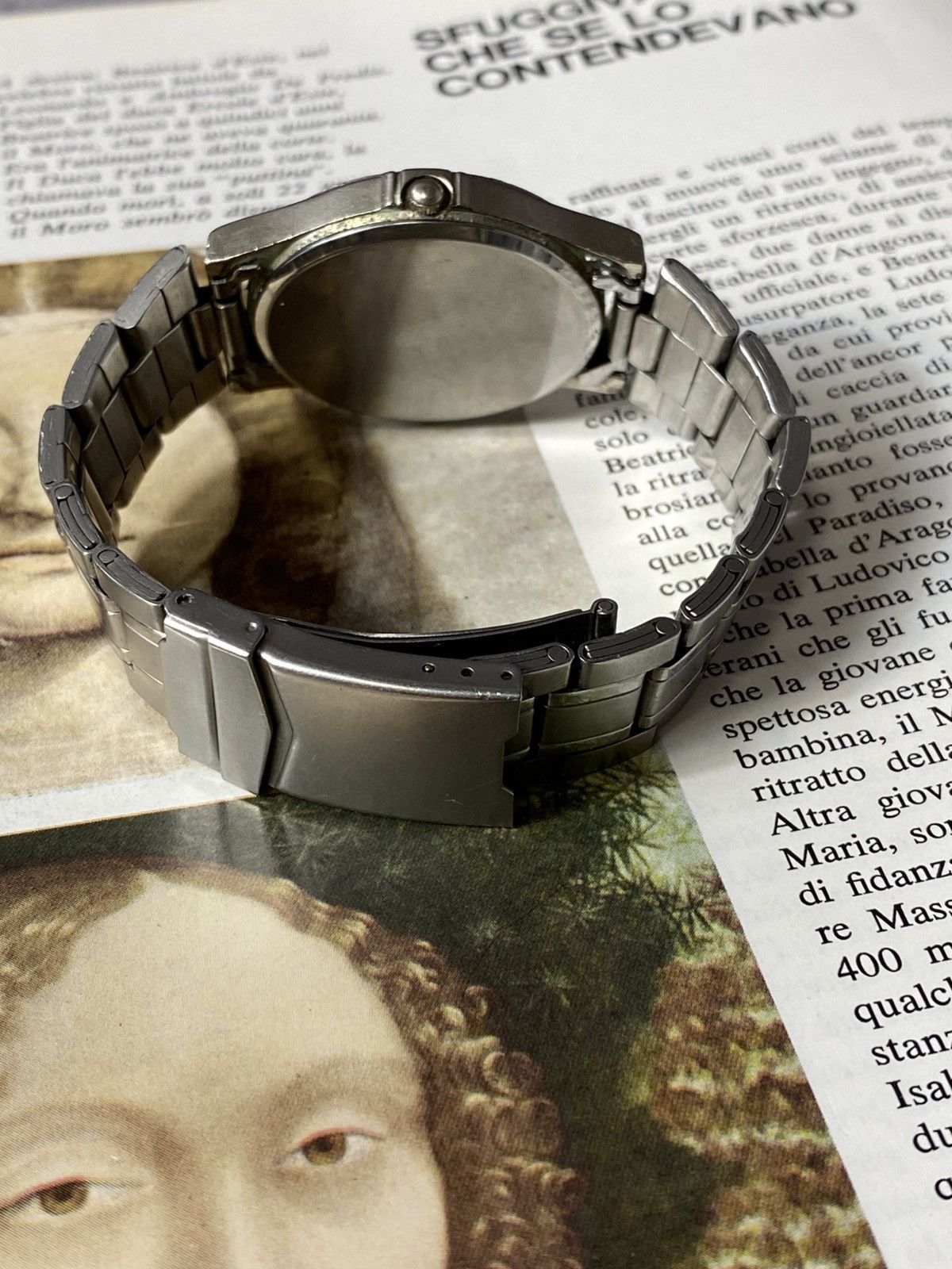 Japanese Brand Philip Persio Watch Dual Time Quartz, Two Time Zones Size ONE SIZE - 7 Thumbnail