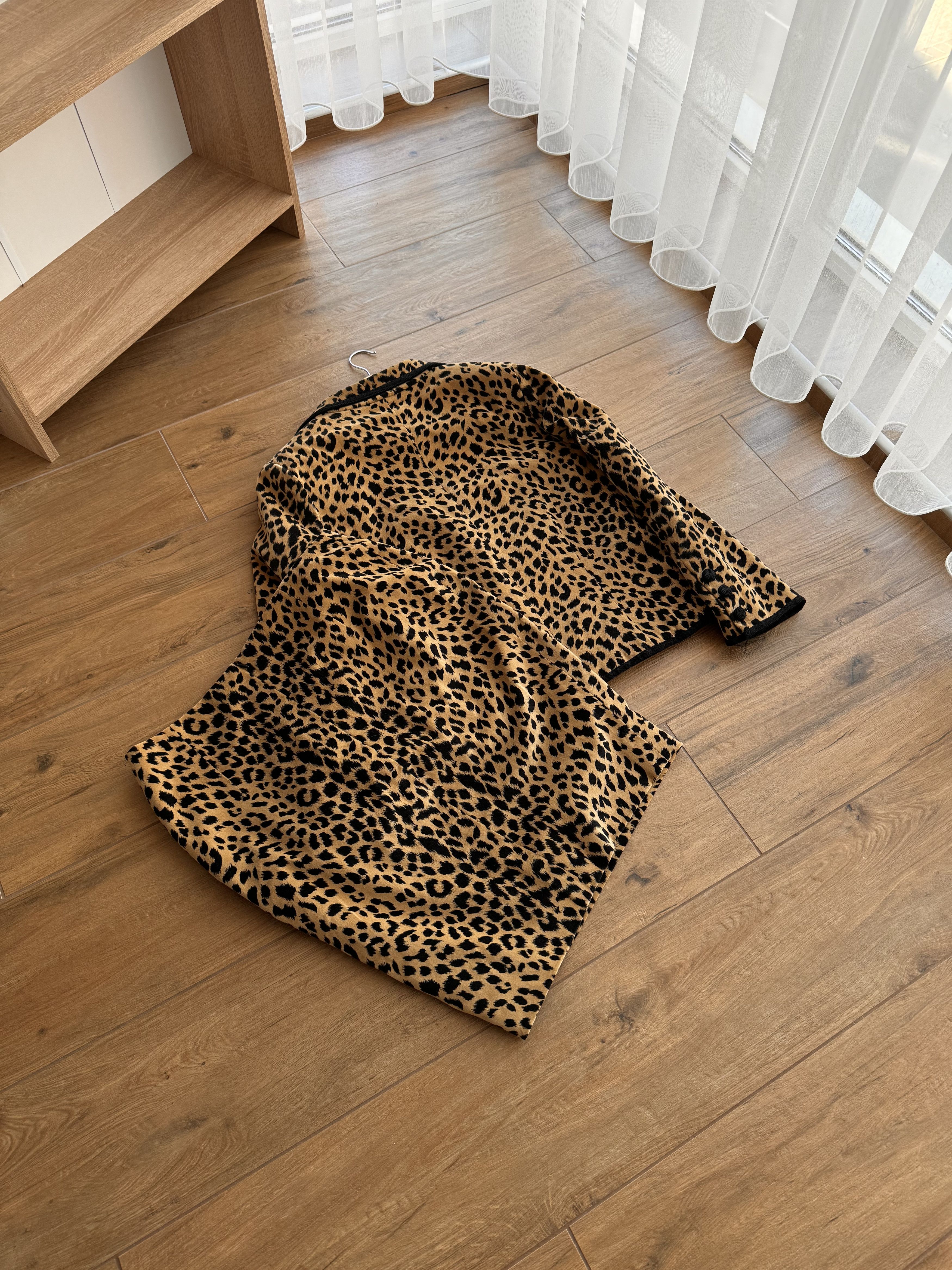 Japanese Brand Vintage Hella Barbara Rank Leopard Glamour Luxury Skirt Suit Size M / US 6-8 / IT 42-44 - 9 Thumbnail