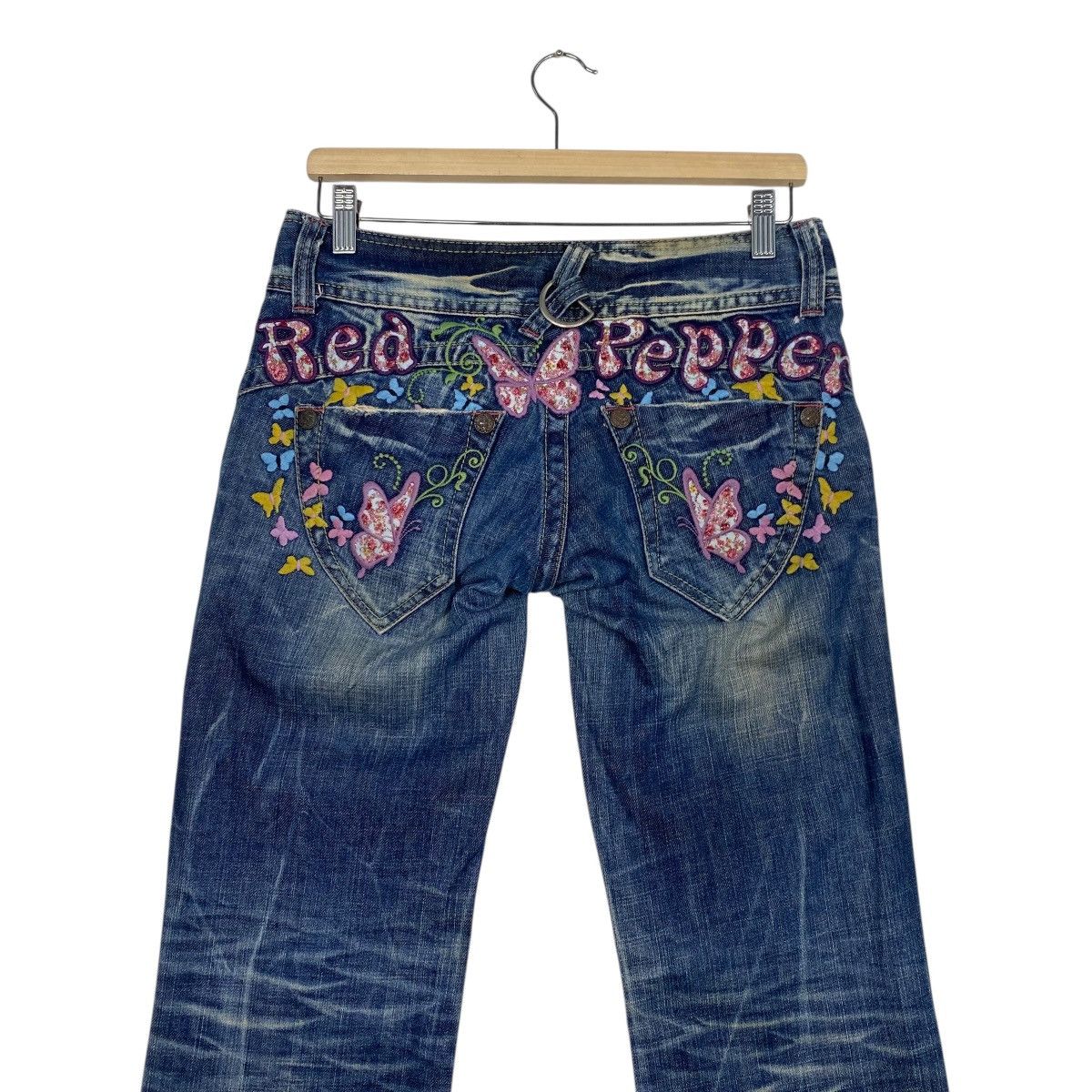 Japanese Brand Red Pepper flare denim japan Size 26" / US 2 / IT 38 - 9 Thumbnail