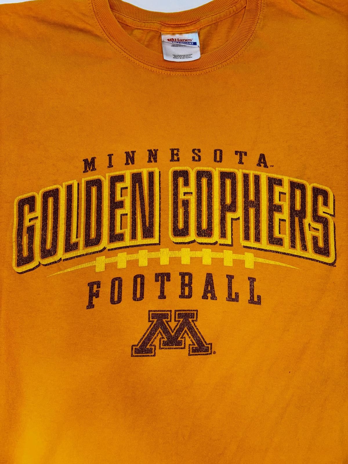 Hanes Minnesota Golden Gophers Football Tee Size M / US 6-8 / IT 42-44 - 2 Thumbnail