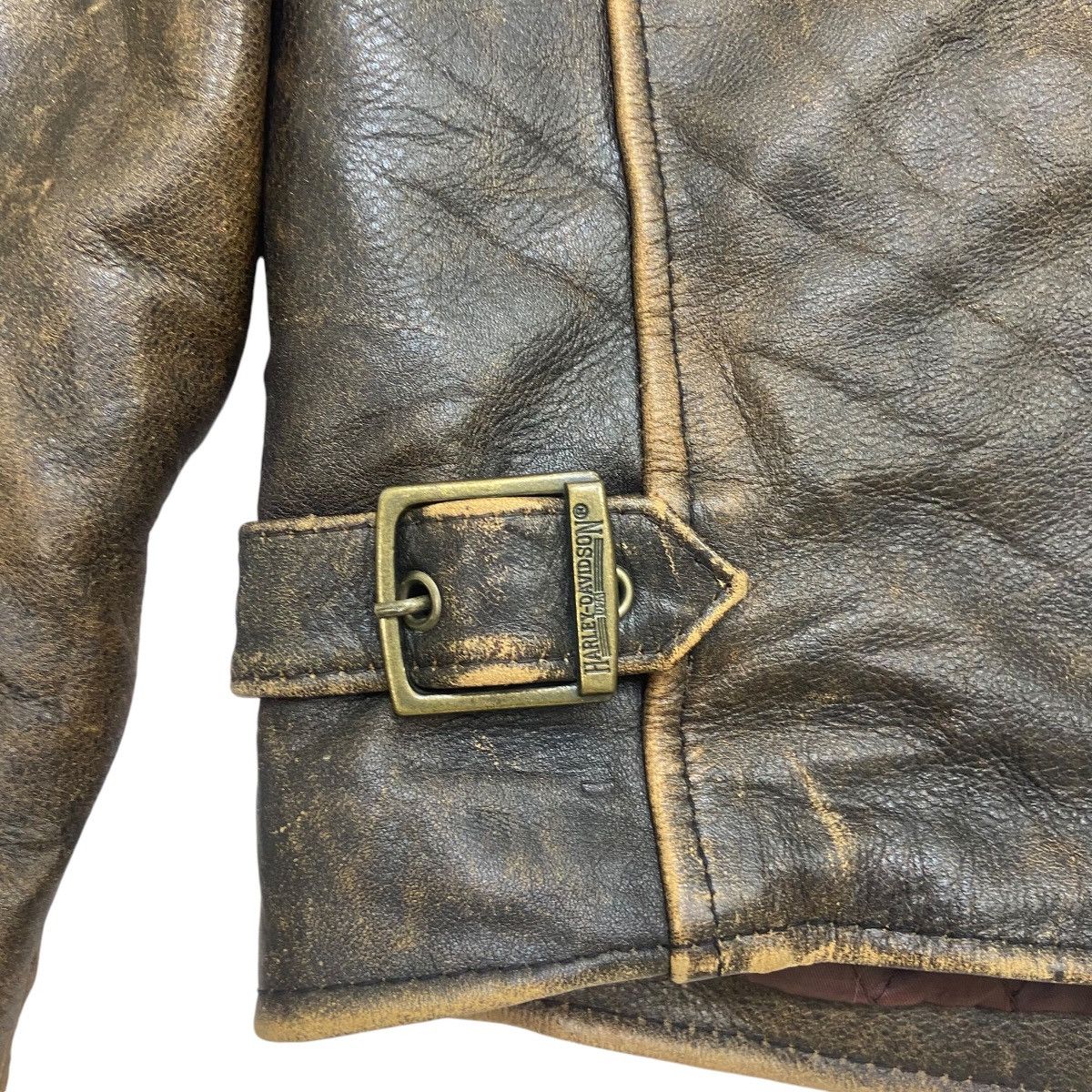 Harley Davidson Vintage Harley Davidson Motorcycle Cafe Racer Biker Jacket Size US M / EU 48-50 / 2 - 9 Thumbnail