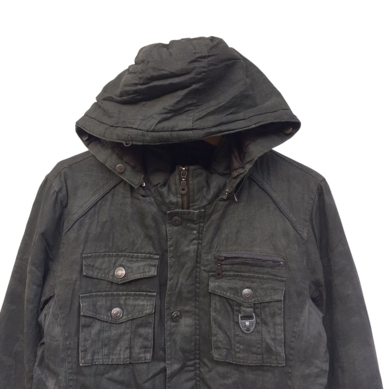 In The Attic × Japanese Brand In The Attic Multi Pocket Hooded Parka Jacket Size US L / EU 52-54 / 3 - 3 Thumbnail