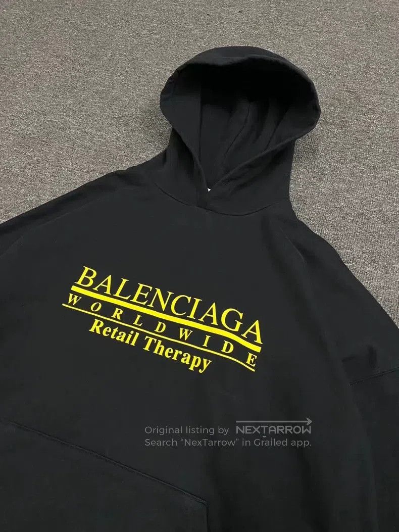 Balenciaga Balenciaga Chest Logo Hoodie Size US S / EU 44-46 / 1 - 2 Thumbnail