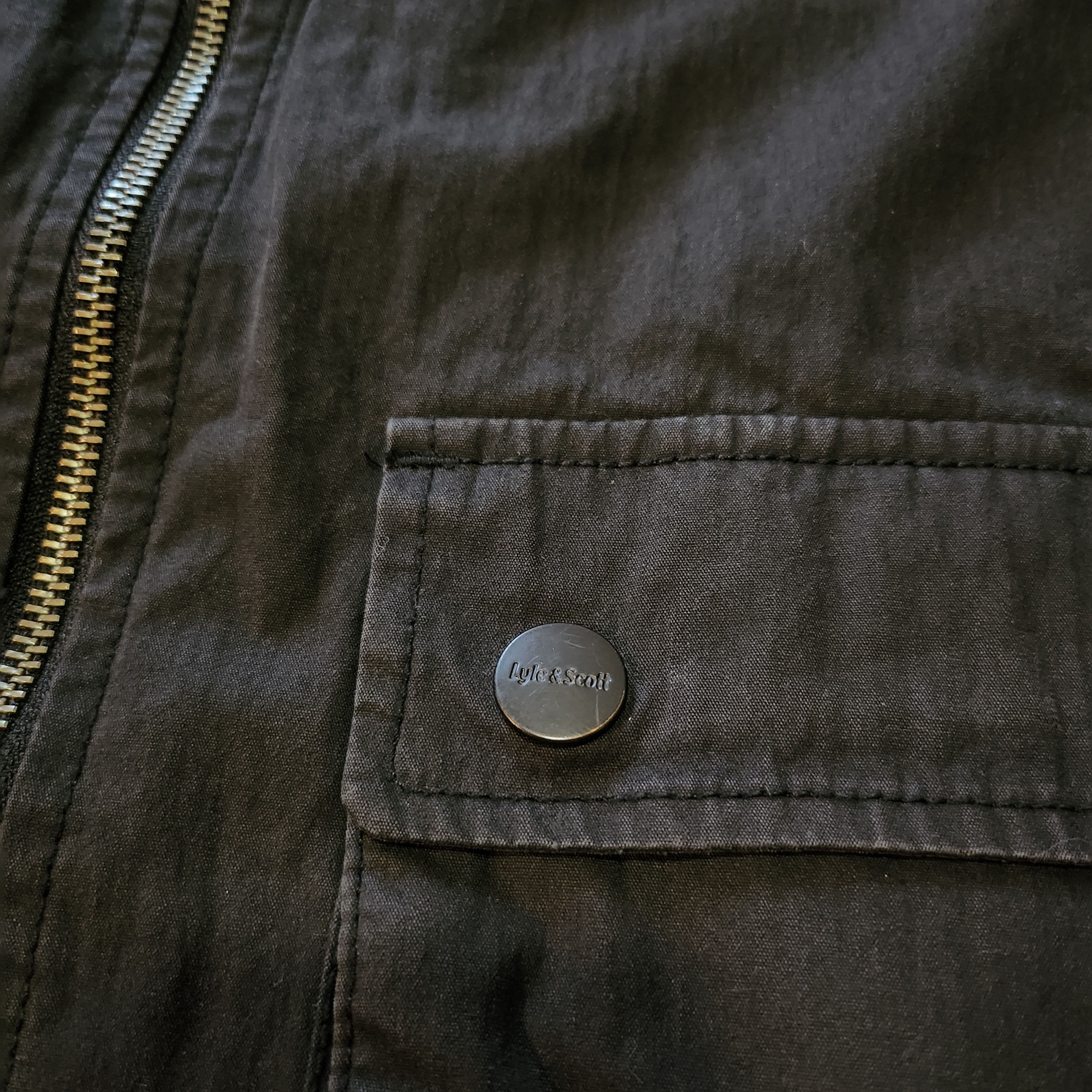 Lyle & Scott × Vintage Lyle & Scott Hidden hood harrinton jacket Size US L / EU 52-54 / 3 - 5 Thumbnail
