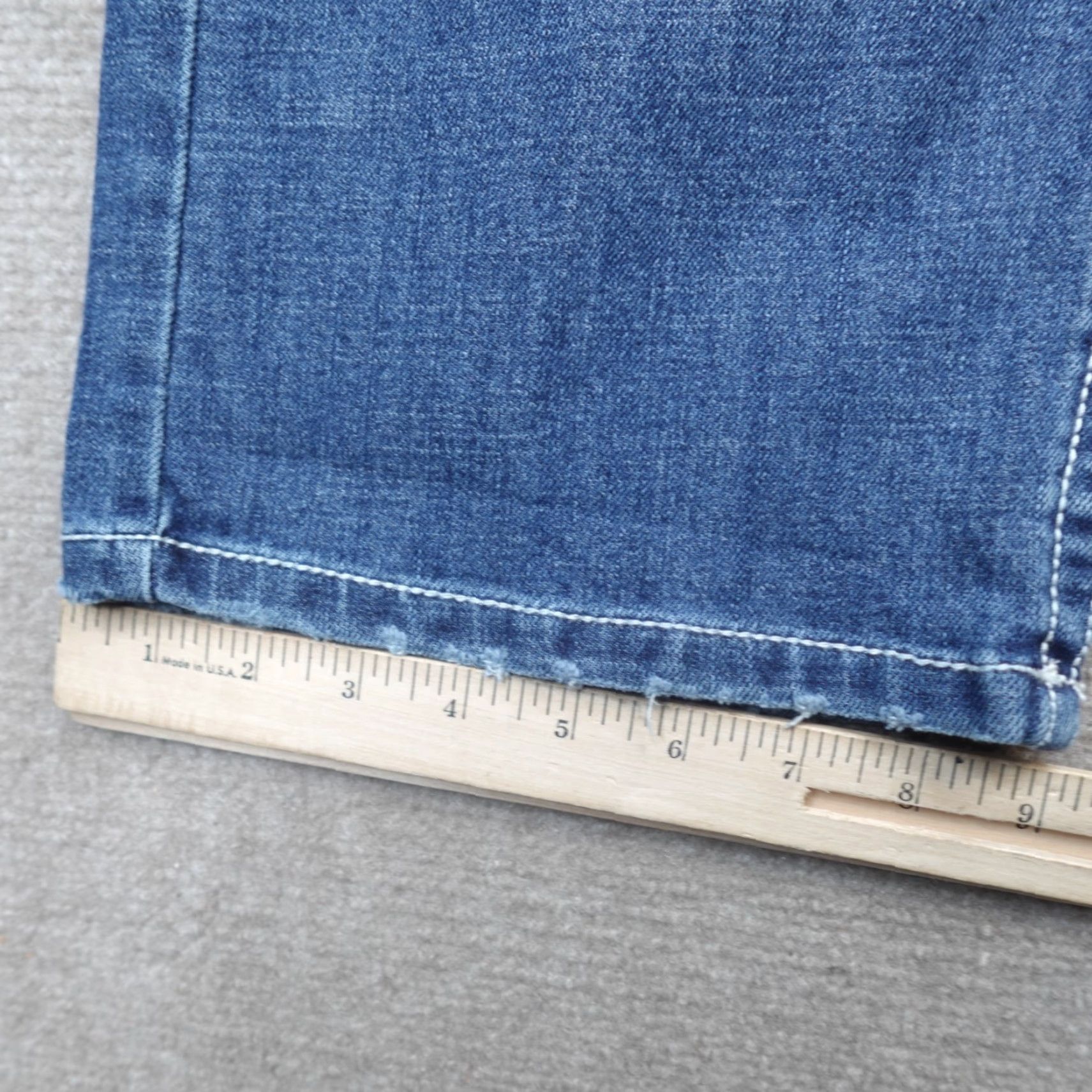 Vintage Axel Jeans Slim Bootcut 32 x 30 Blue Denim Cotton Blend Mens Pants Regular Inseam 30 Size US 32 / EU 48 - 4 Thumbnail
