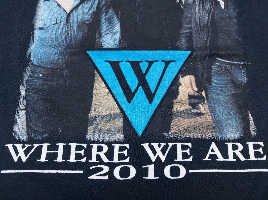 Band Tees × Vintage Vintage 2010 Westlife Boy Band Where We Are Tour TEE Size US M / EU 48-50 / 2 - 6 Thumbnail