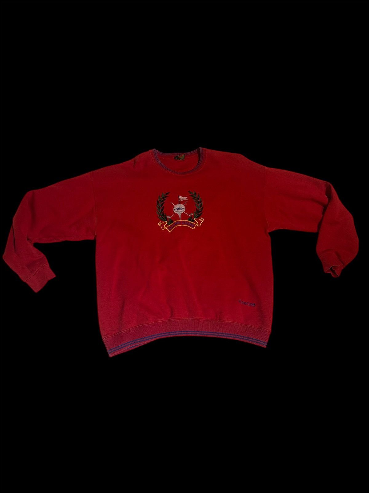 Vintage Vintage Red Baggy Sweatshirt Size US L / EU 52-54 / 3 - 1 Thumbnail