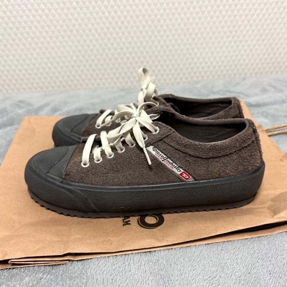 Diesel Diesel Men 8.5US Vhtf Suede Brown Sneakers Casual Stylish Italian Luxury Durable Size US 9 / EU 42 - 2 Thumbnail