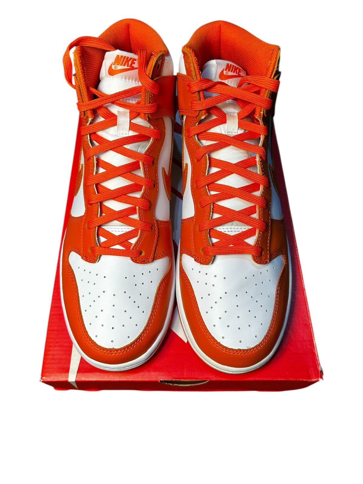 Nike Nike Dunk High White Orange Blaze White 10.5 Size US 10.5 / EU 43-44 - 3 Thumbnail