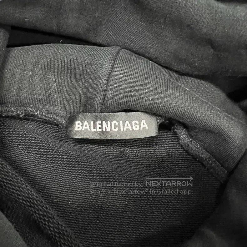 Balenciaga Balenciaga Large logo hooded sweatshirt Size US XS / EU 42 / 0 - 6 Thumbnail