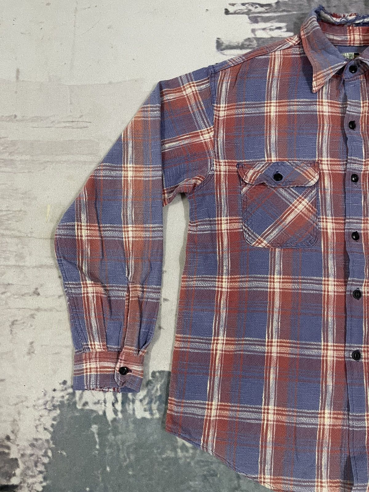 Sugar Cane 90s SUGAR CANE BUTTON UP SHIRT DISTRESSED Size US L / EU 52-54 / 3 - 3 Thumbnail