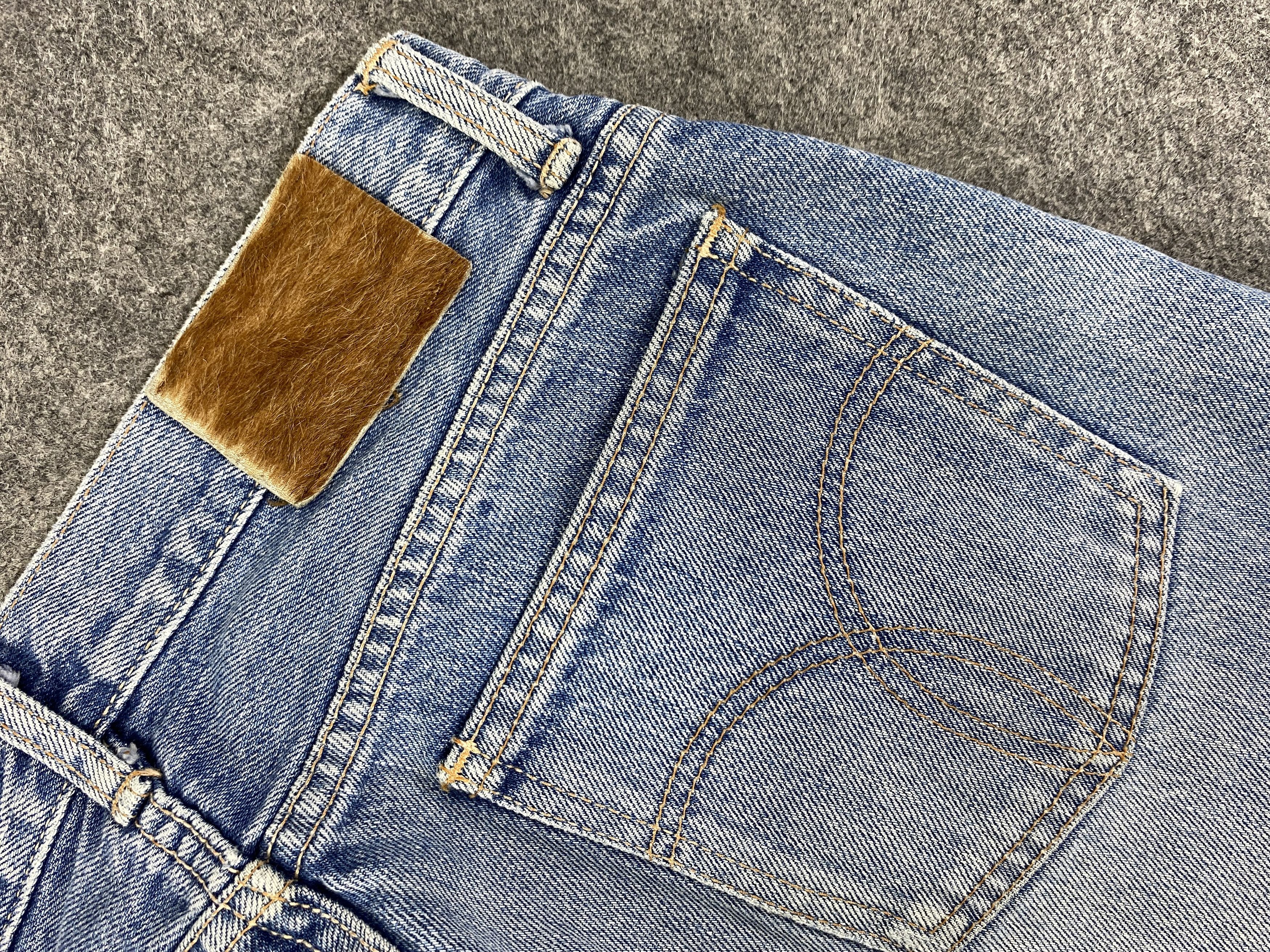 Japanese Brand Redline Vintage Fiorucci Jeans 27x24 - JN3243 Size US 27 - 11 Thumbnail