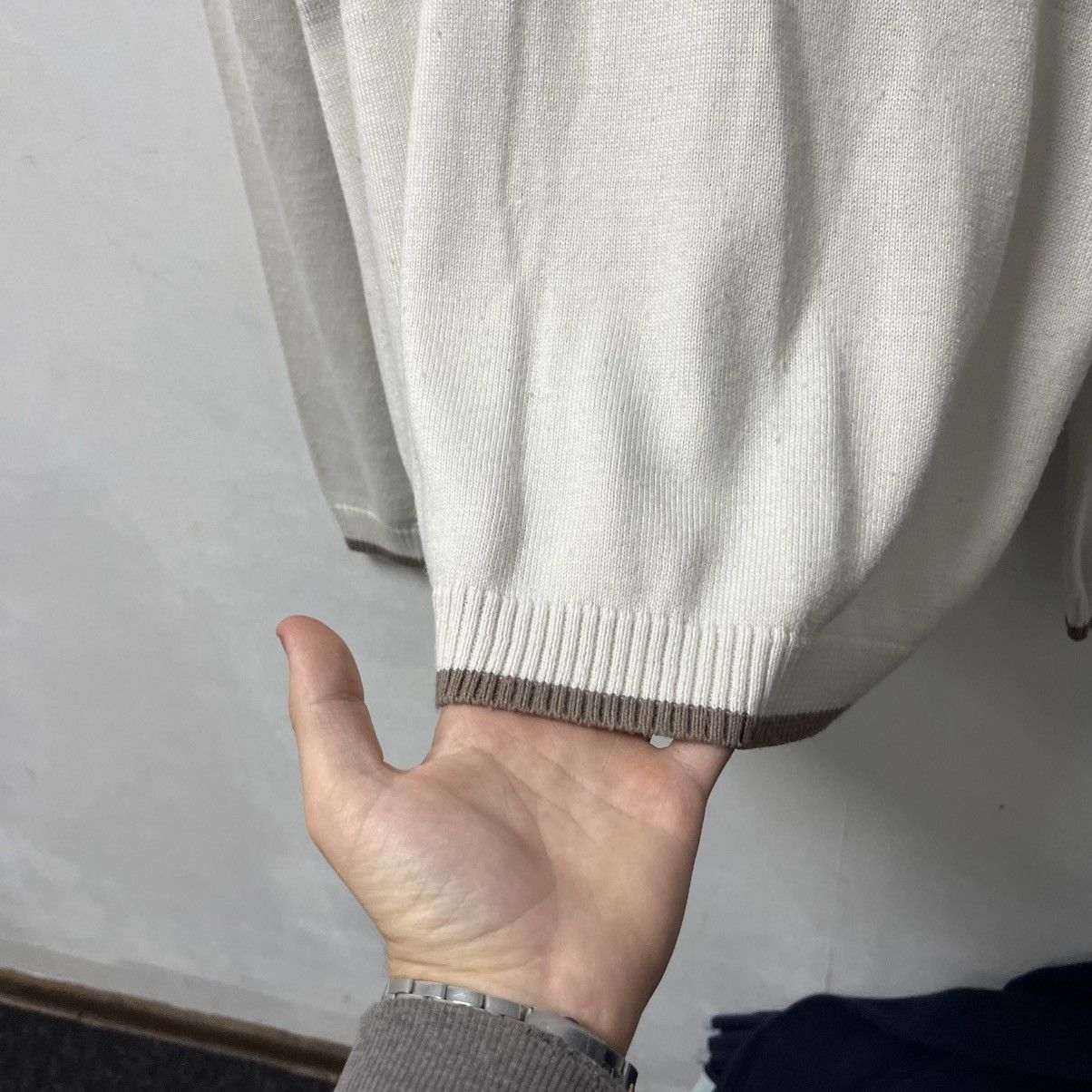 Yves Saint Laurent Vintage Yves Saint Laurent Sweater Big Logo Knit YSL Size XL Size US XL / EU 56 / 4 - 6 Thumbnail