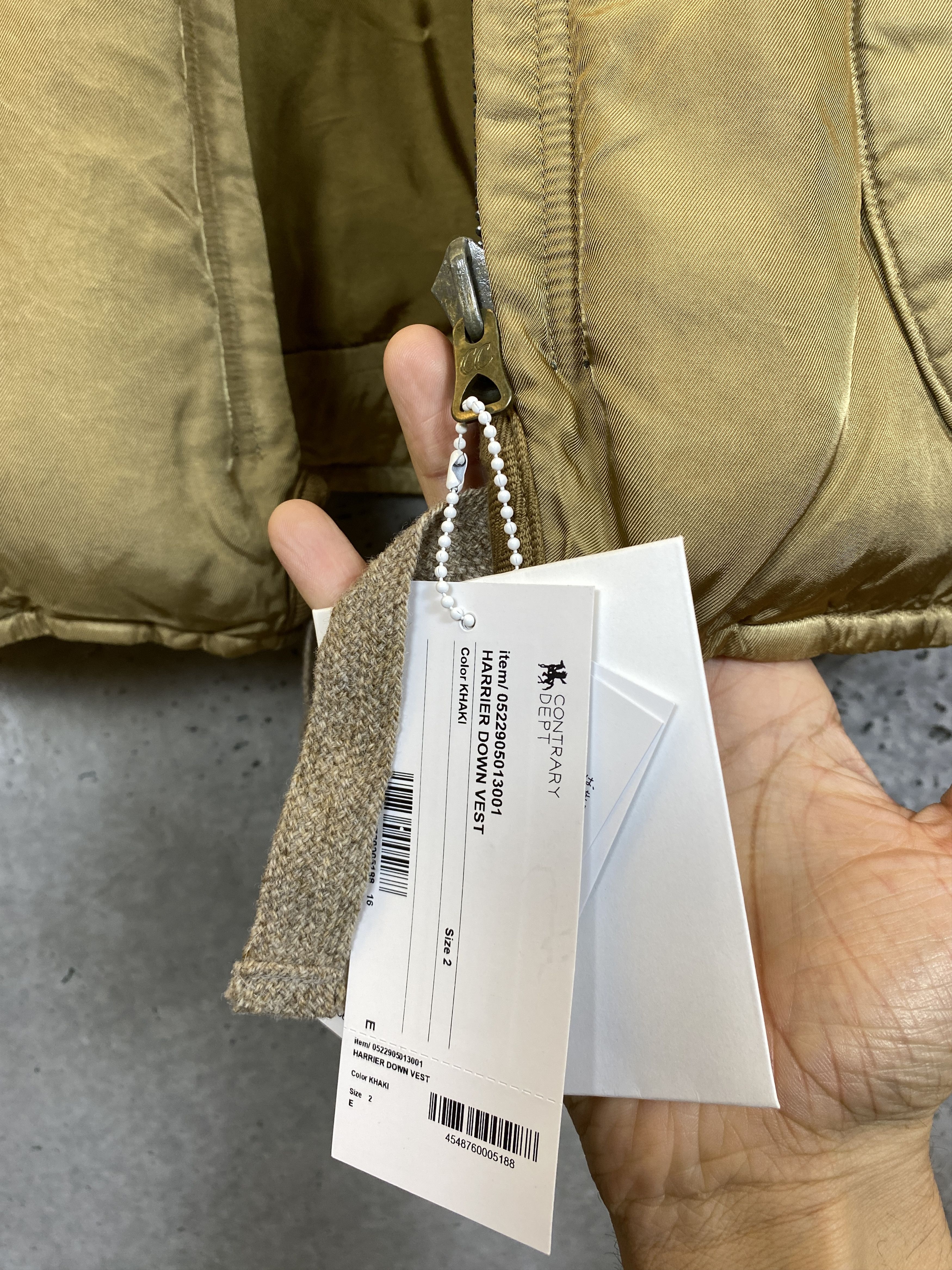 Visvim $1895 NWT VISVIM HARRIER DOWN VEST RAYON Size US M / EU 48-50 / 2 - 4 Thumbnail
