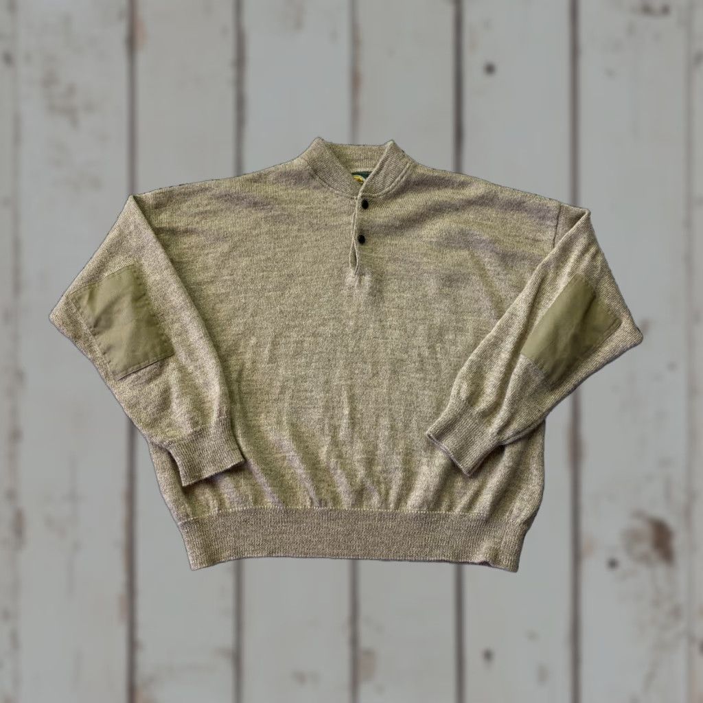 Vintage VINTAGE Cabela's Outdood Wool Blend Sweater Shirt 2XL Beige Mens 90s Classic Outdoor Wool Blend Pullover Sweater Size US XXL / EU 58 / 5 - 1 Thumbnail
