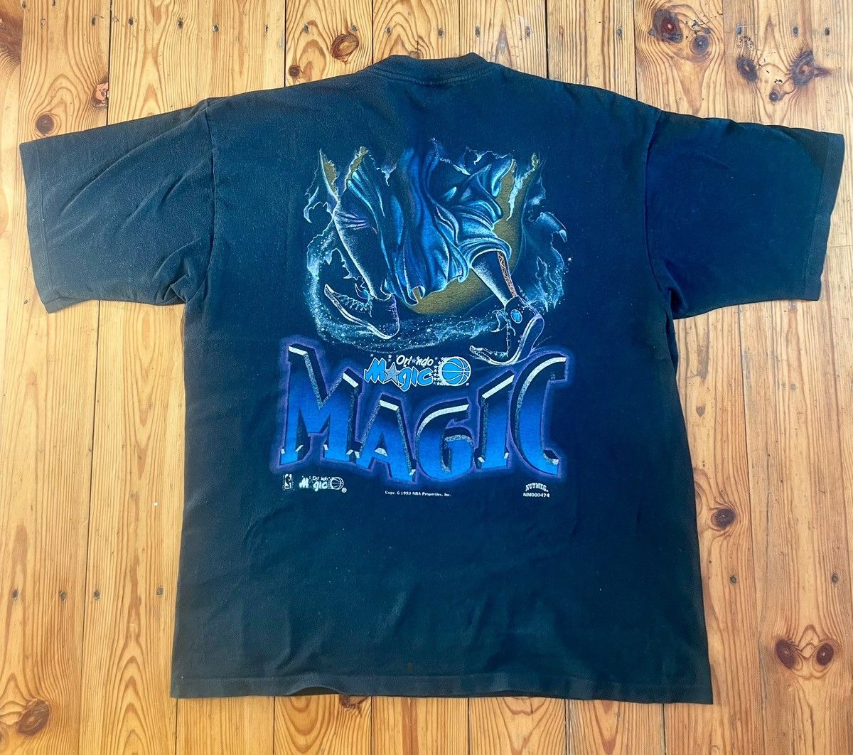 Nutmeg 1993 Orlando Magic Wizard breakthrough T-Shirt XL Nutmeg Size US XL / EU 56 / 4 - 2 Thumbnail