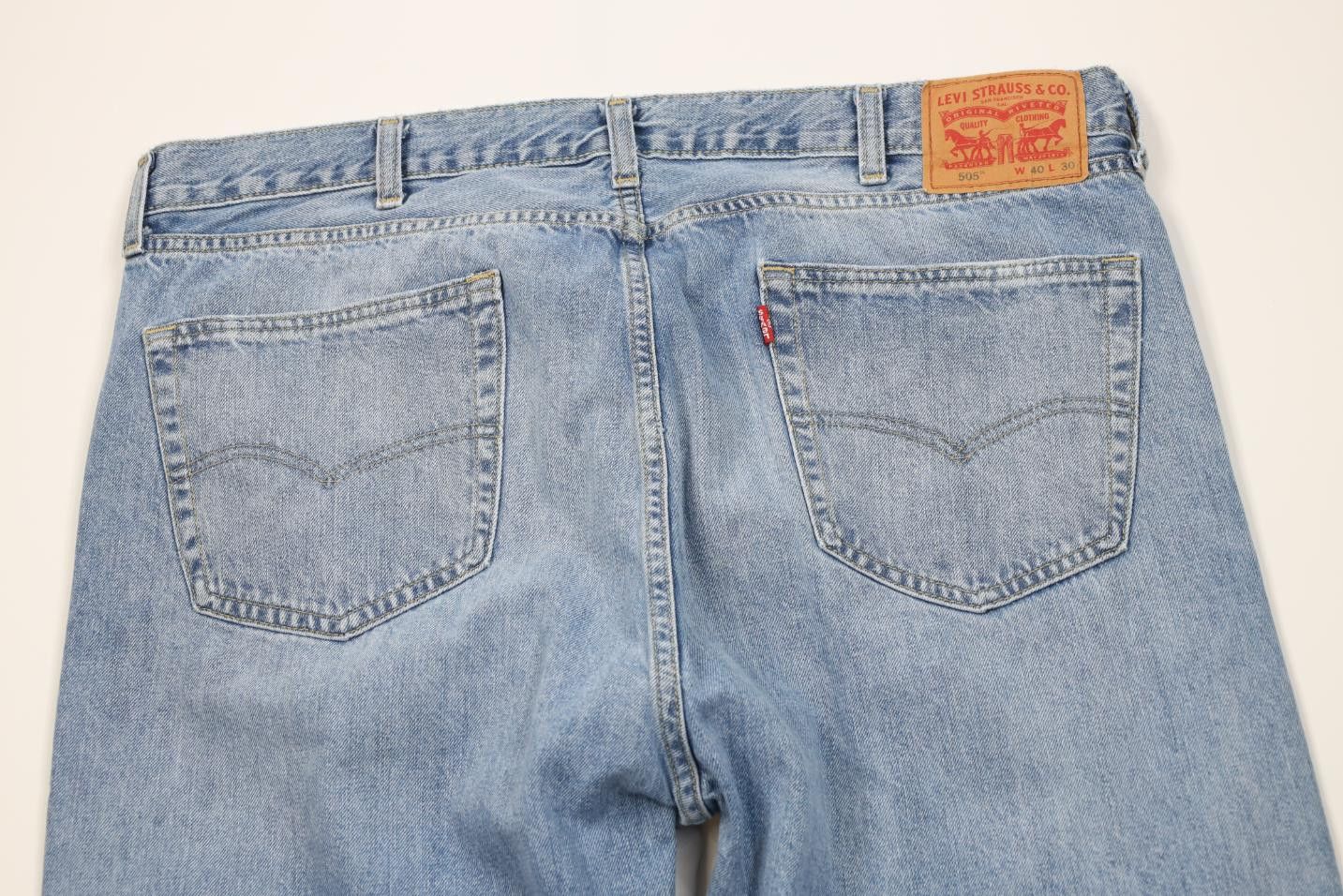 Levi's Vintage Y2K Levis 505 Regular Straight Leg Denim Jeans Size US 40 / EU 56 - 12 Thumbnail
