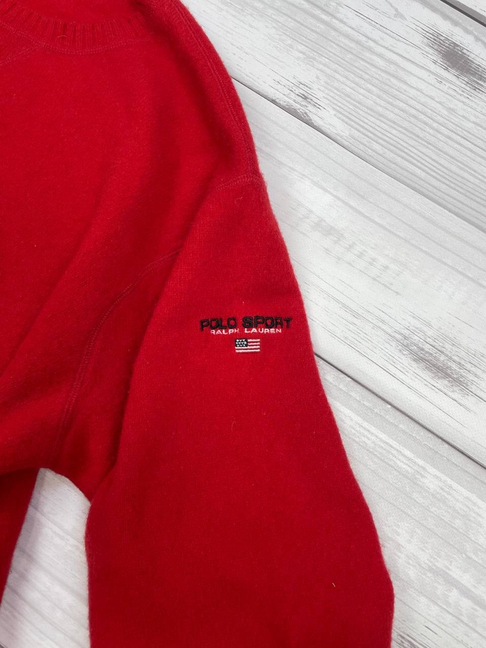 Polo Ralph Lauren Vintage Polo sport sweater 90s rare Size US XL / EU 56 / 4 - 3 Thumbnail