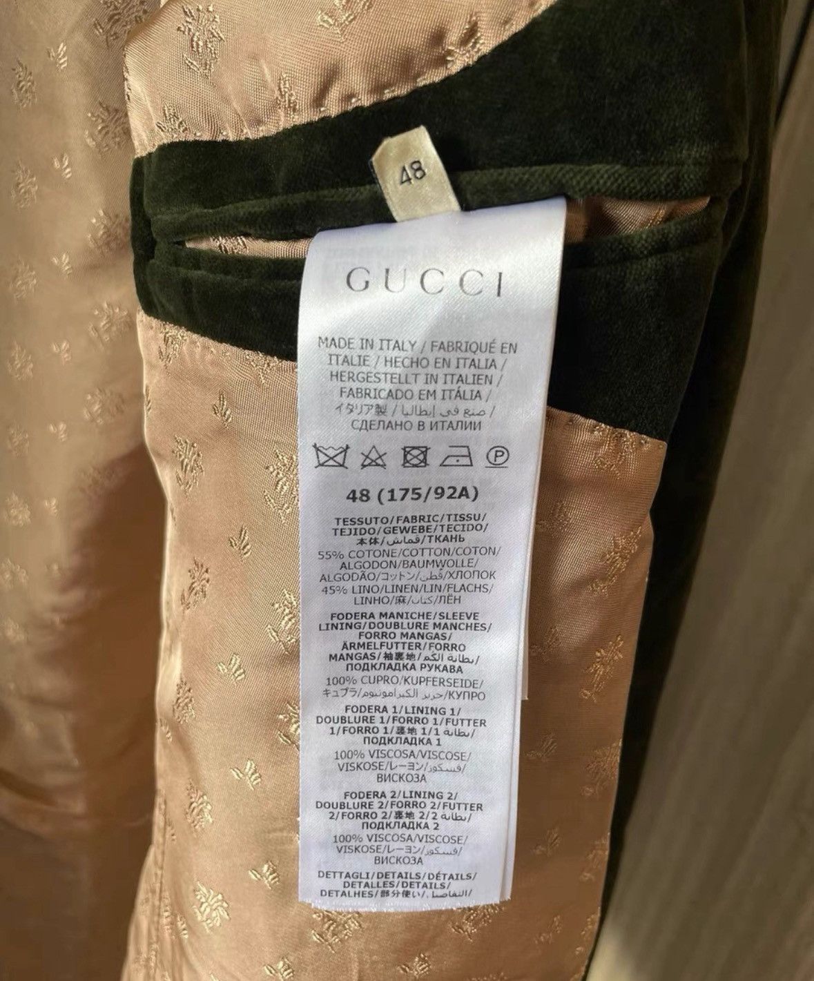 Gucci Gucci men's double-breasted single suit Size US M / EU 48-50 / 2 - 5 Thumbnail