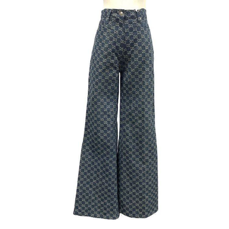 Gucci Gucci GG Monogram Jeans Size 26 Size 26" / US 2 / IT 38 - 1 Thumbnail