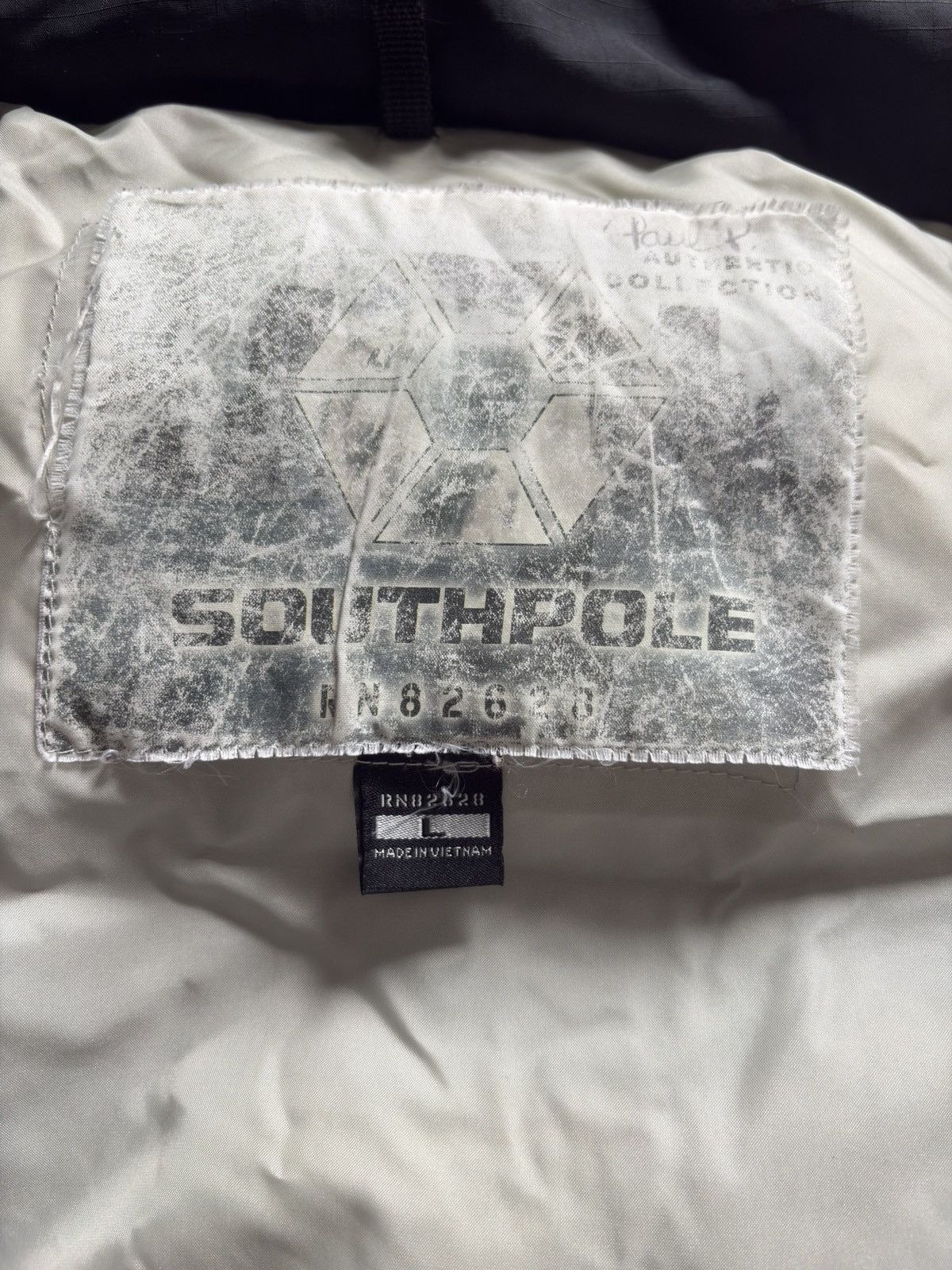 Southpole South Pole Vintage Hooded Puffer Jacket Size US L / EU 52-54 / 3 - 3 Thumbnail