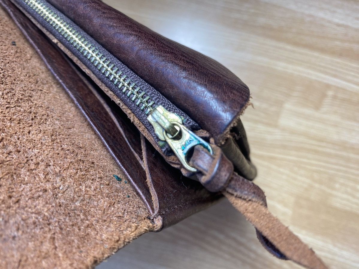 Japanese Brand × Leather × Vintage Italy Gunuine Leather Long Wallet Size ONE SIZE - 13 Thumbnail