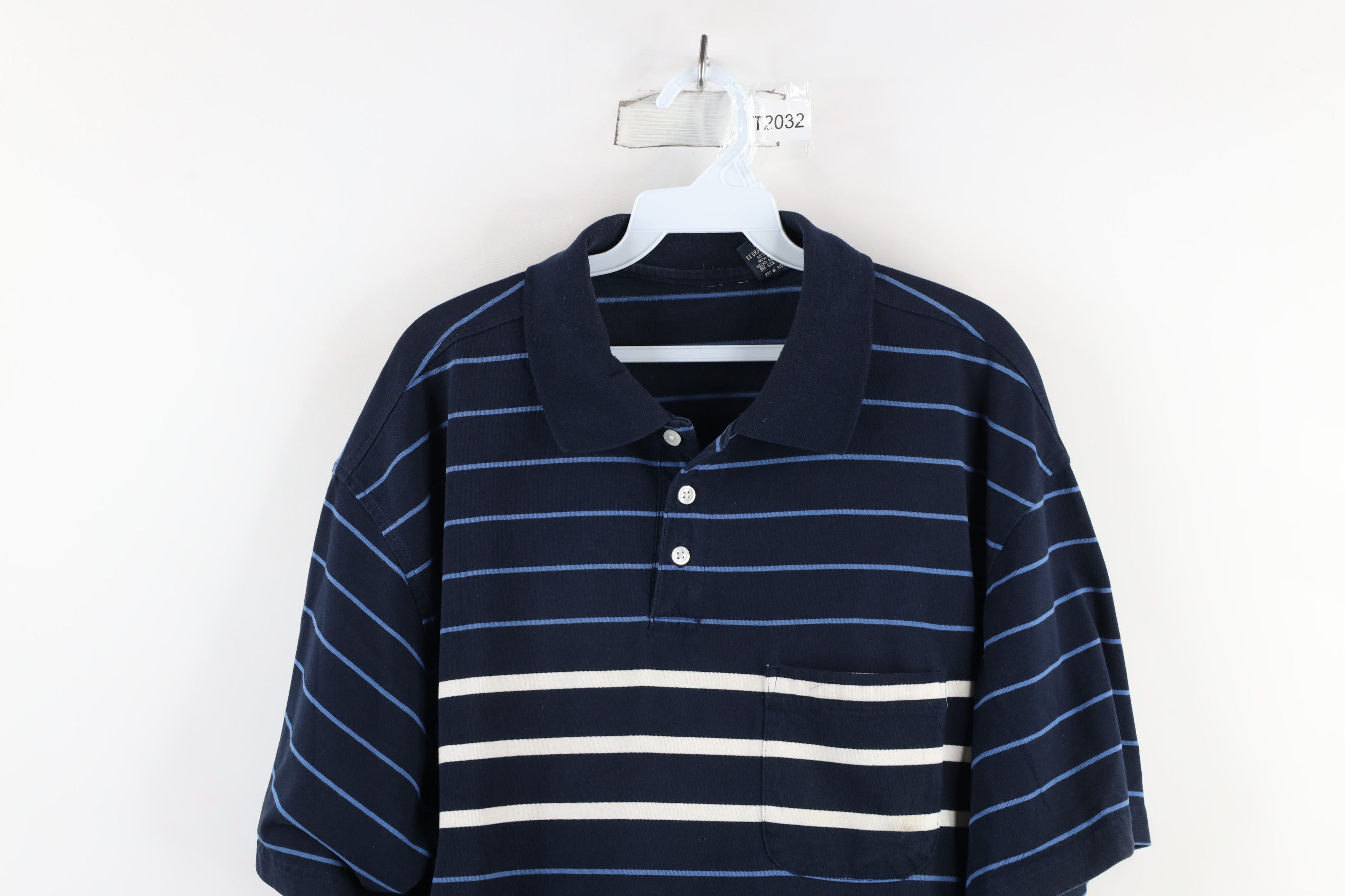Vintage Vintage 90s Streetwear Heavyweight Collared Polo Shirt Size US XL / EU 56 / 4 - 2 Thumbnail