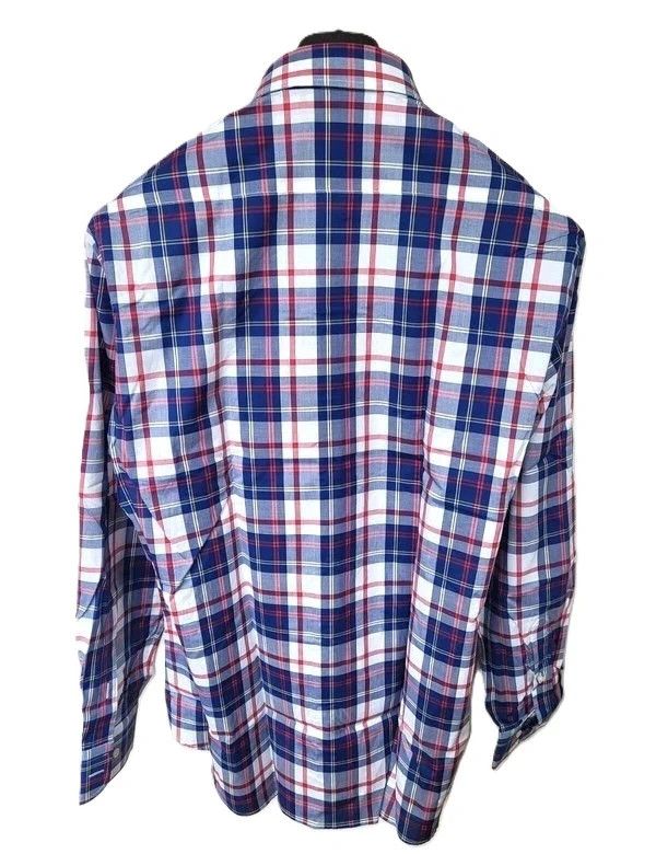 Paul & Shark RRP330€ PAUL&SHARK sz L SHIRTS CHECKERED LONG SLEEVES NEW Size US L / EU 52-54 / 3 - 3 Thumbnail