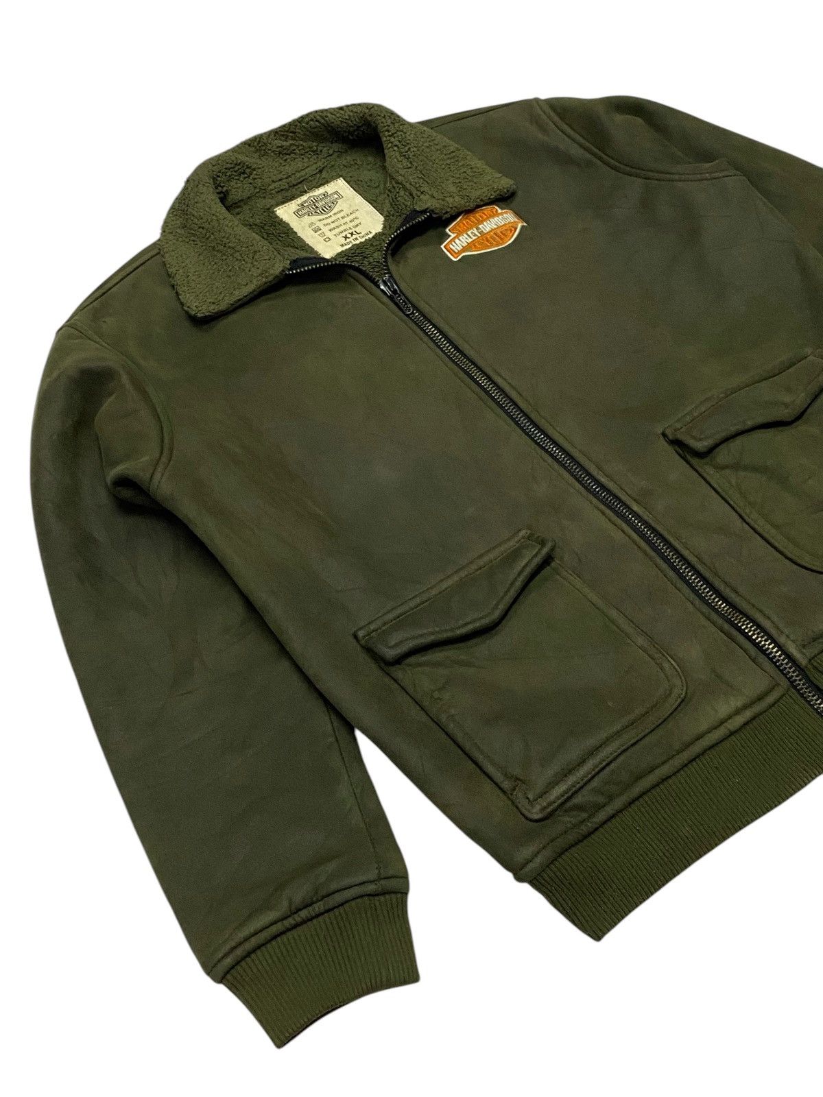 Harley Davidson Harley Davidson Double Pocket Bomber Jacket Size US L / EU 52-54 / 3 - 20 Thumbnail