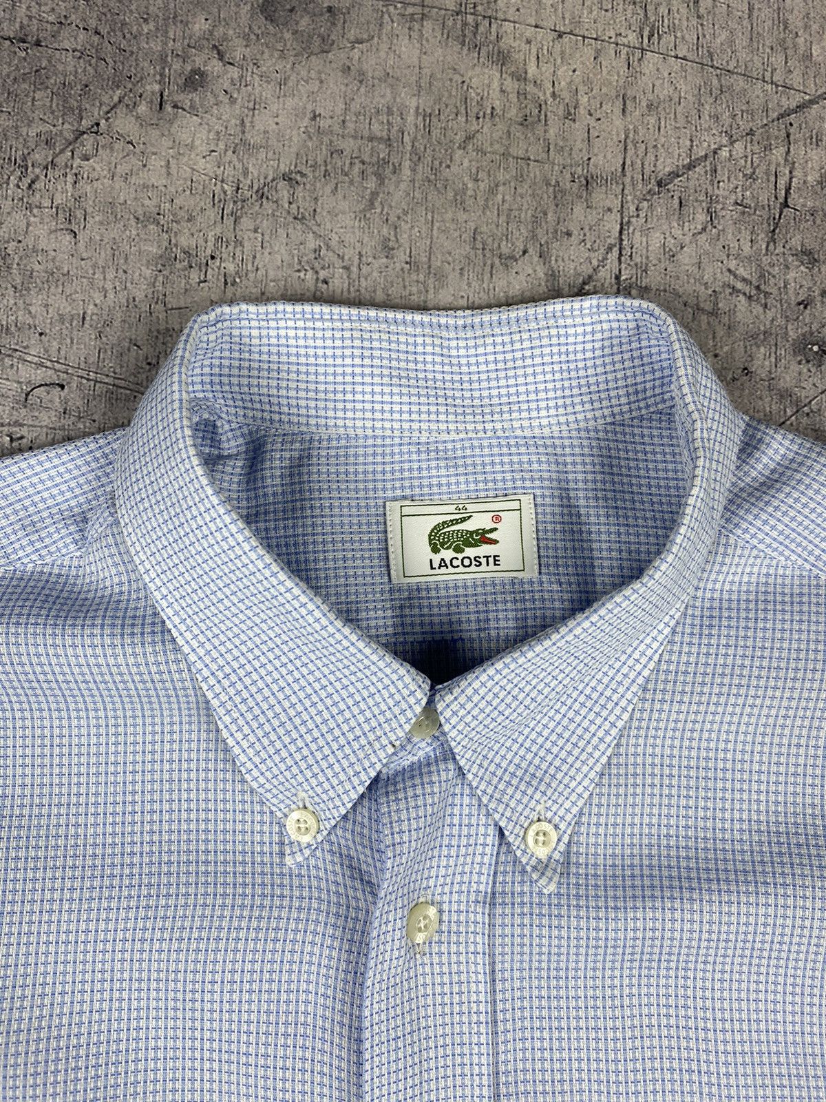 Lacoste × Vintage Vintage Lacoste Button Up Shirt Size ХL Size US XL / EU 56 / 4 - 7 Thumbnail