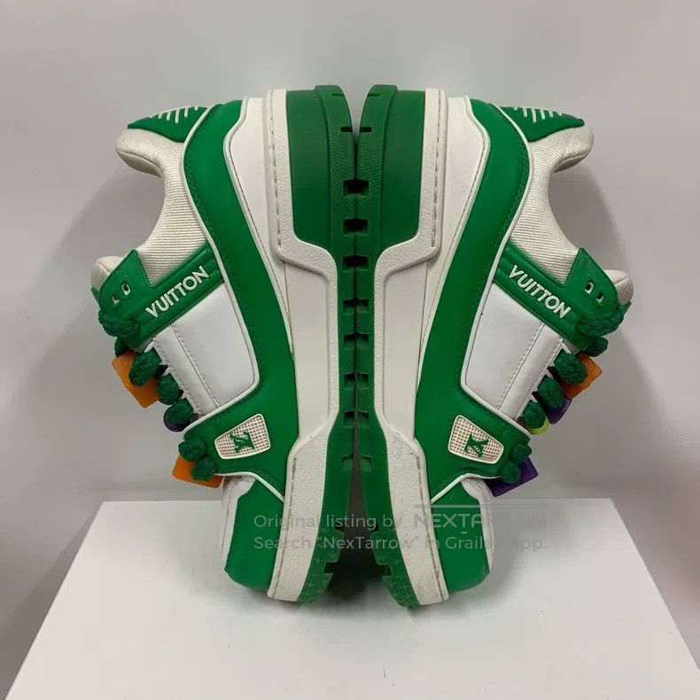Louis Vuitton Louis Vuitton The tariner is green and fat shoes Size US 8 / EU 41 - 4 Thumbnail