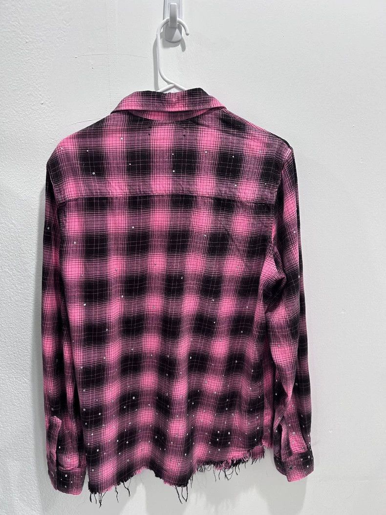 Amiri Amiri19SS show pink rhinestone rivet shirt-2506 Size US S / EU 44-46 / 1 - 2 Thumbnail