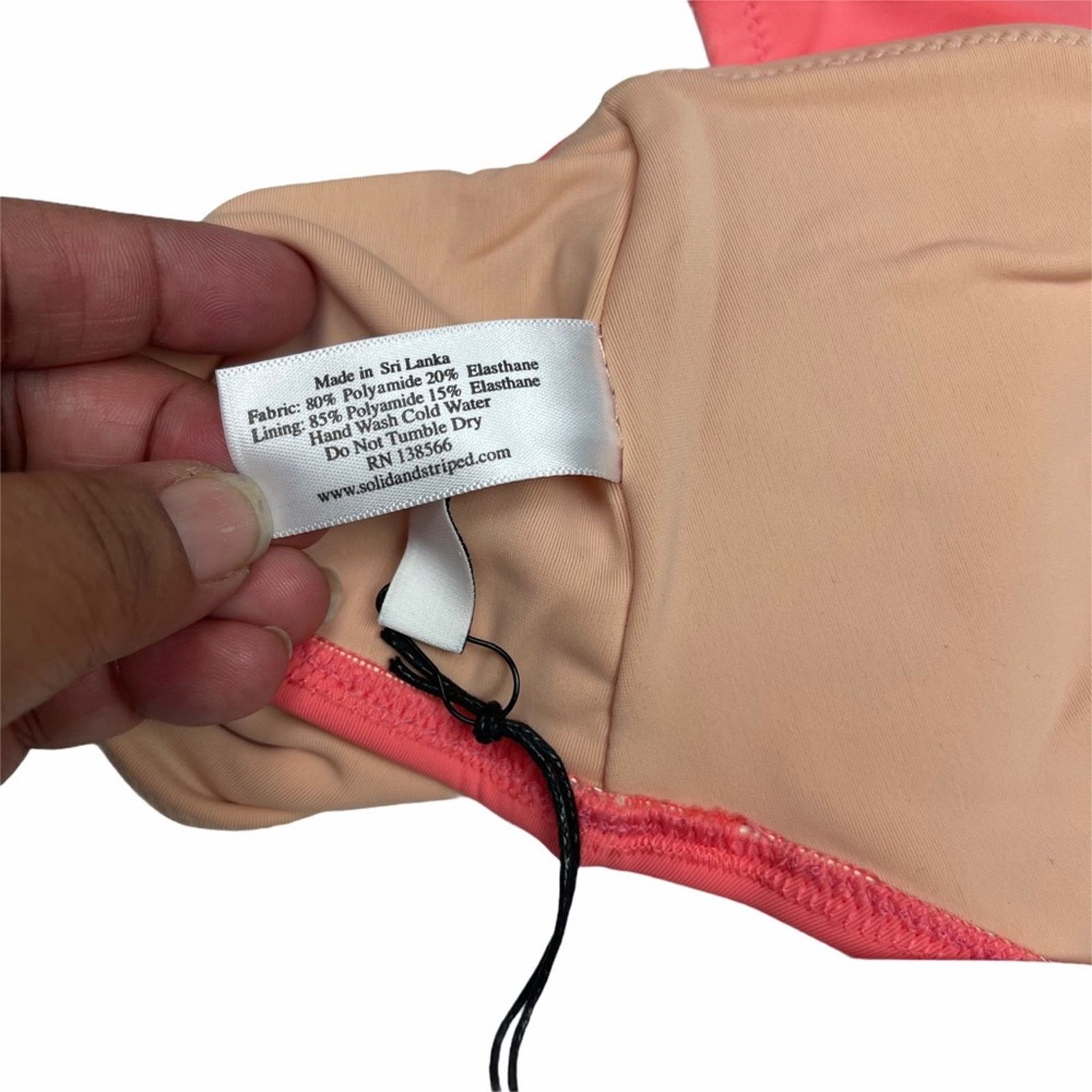 Solid & Striped Solid & Striped The Grace Swim Bottom Coral Medium Size ONE SIZE - 8 Thumbnail