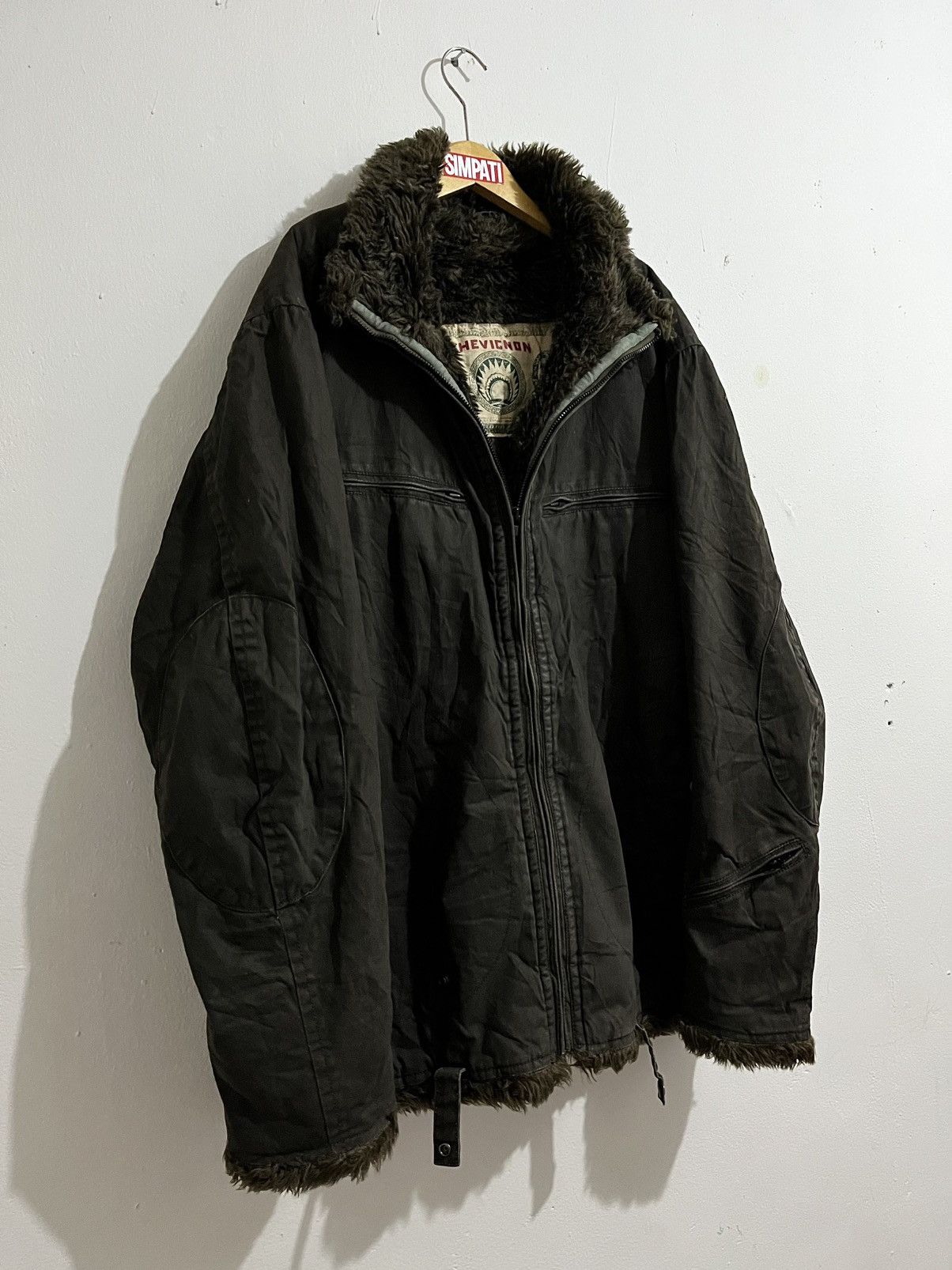 Chevignon Crazy Fur Japanese Chevignon Canvas Fur jacket Yasuyuki Styl Size US L / EU 52-54 / 3 - 7 Thumbnail