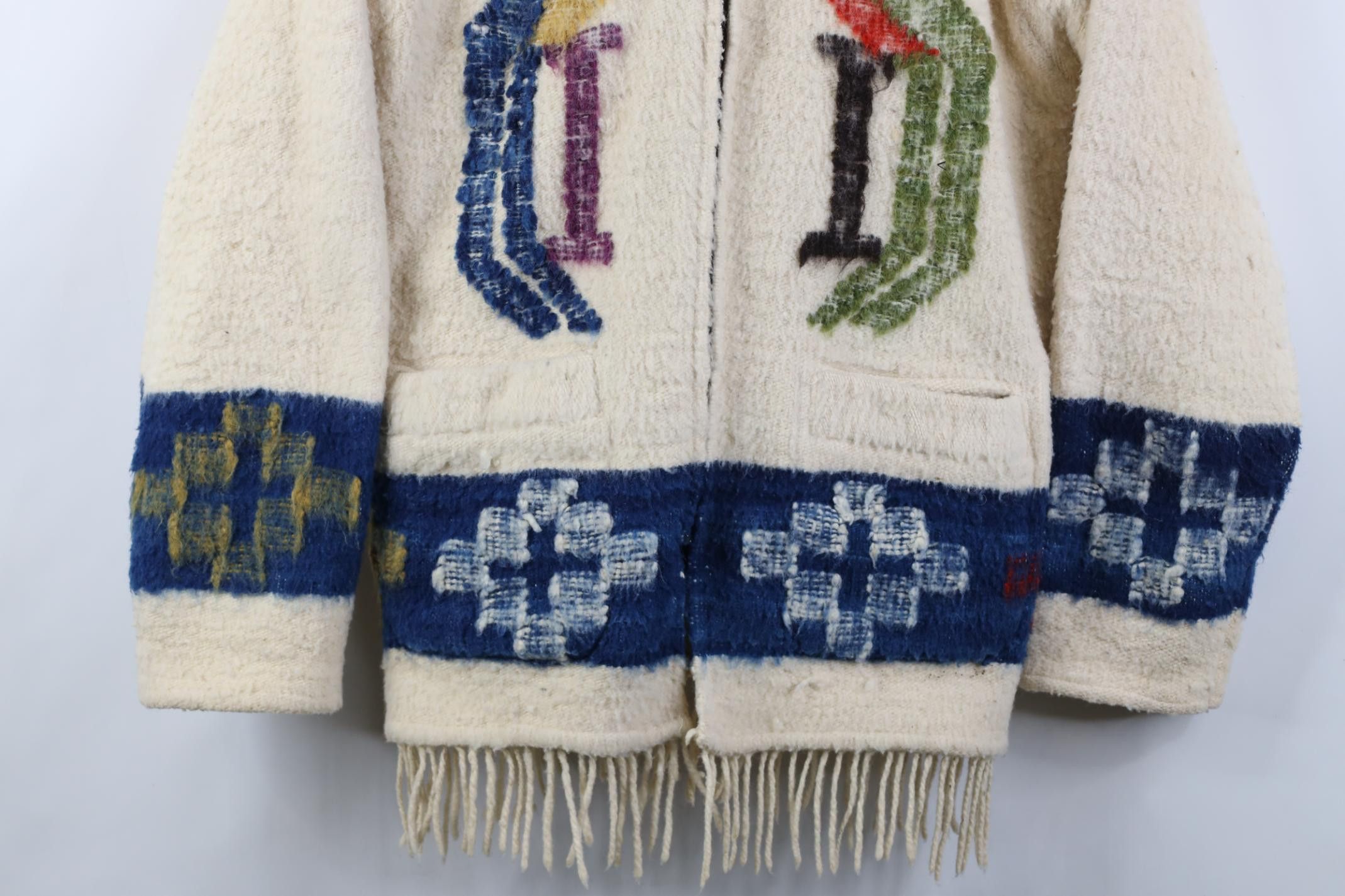 Vintage Vintage 50s Fringed Southwestern Birds Full Zip Jacket USA Size US M / EU 48-50 / 2 - 3 Thumbnail